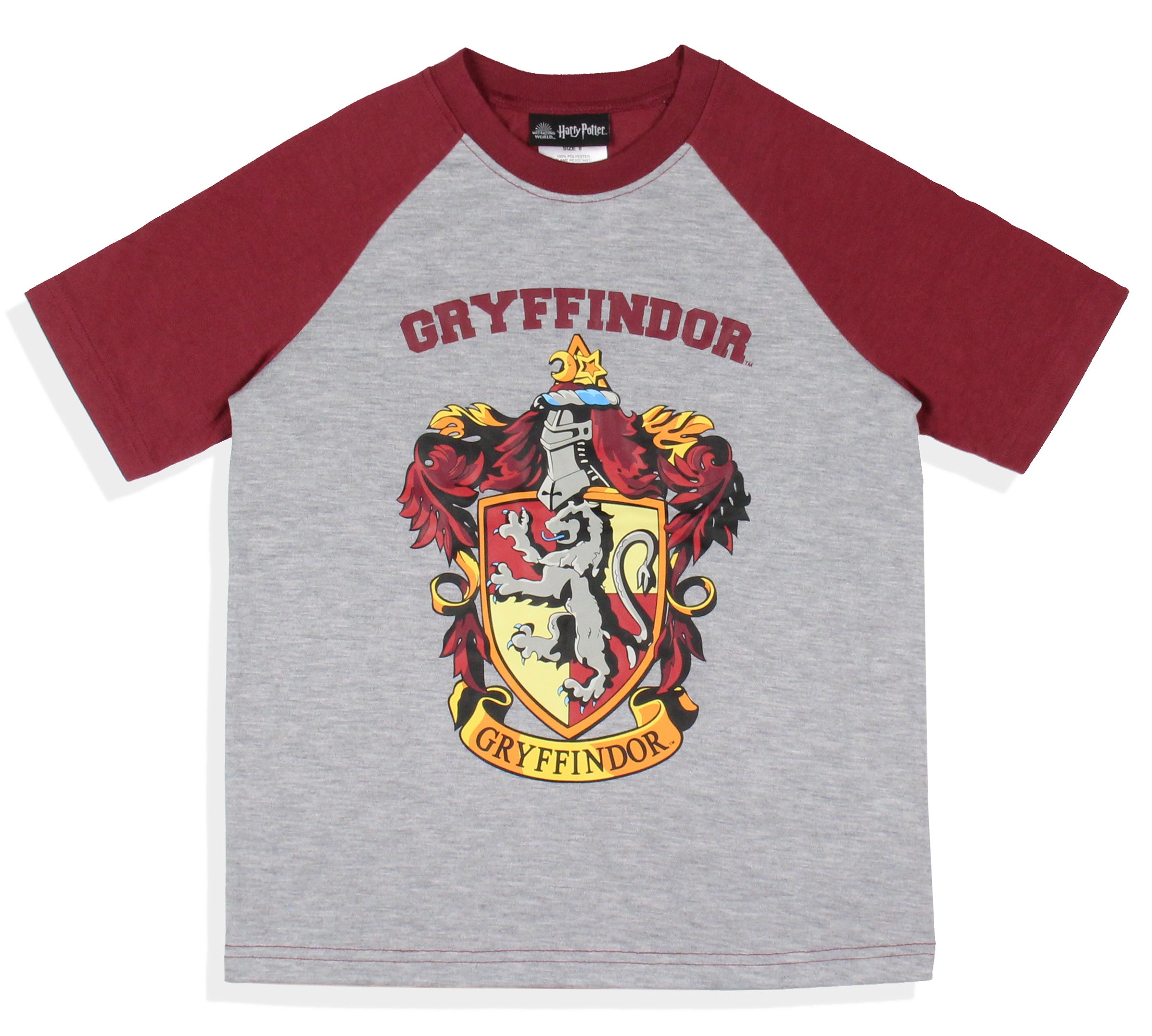 Harry Potter Boys' Hogwarts All Houses Sleep Pajama Set Shorts