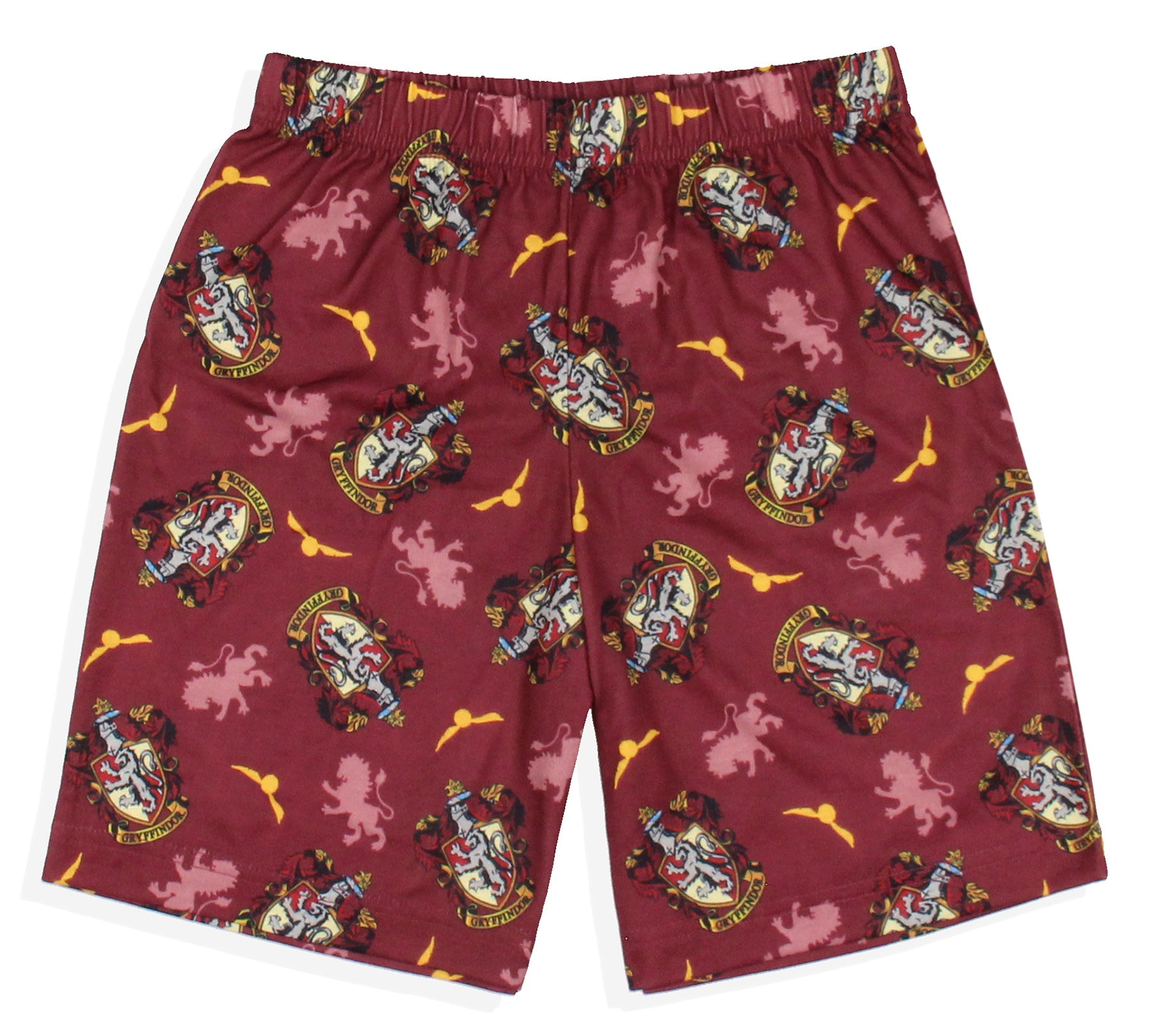 Harry Potter Boys' Hogwarts All Houses Sleep Pajama Set Shorts