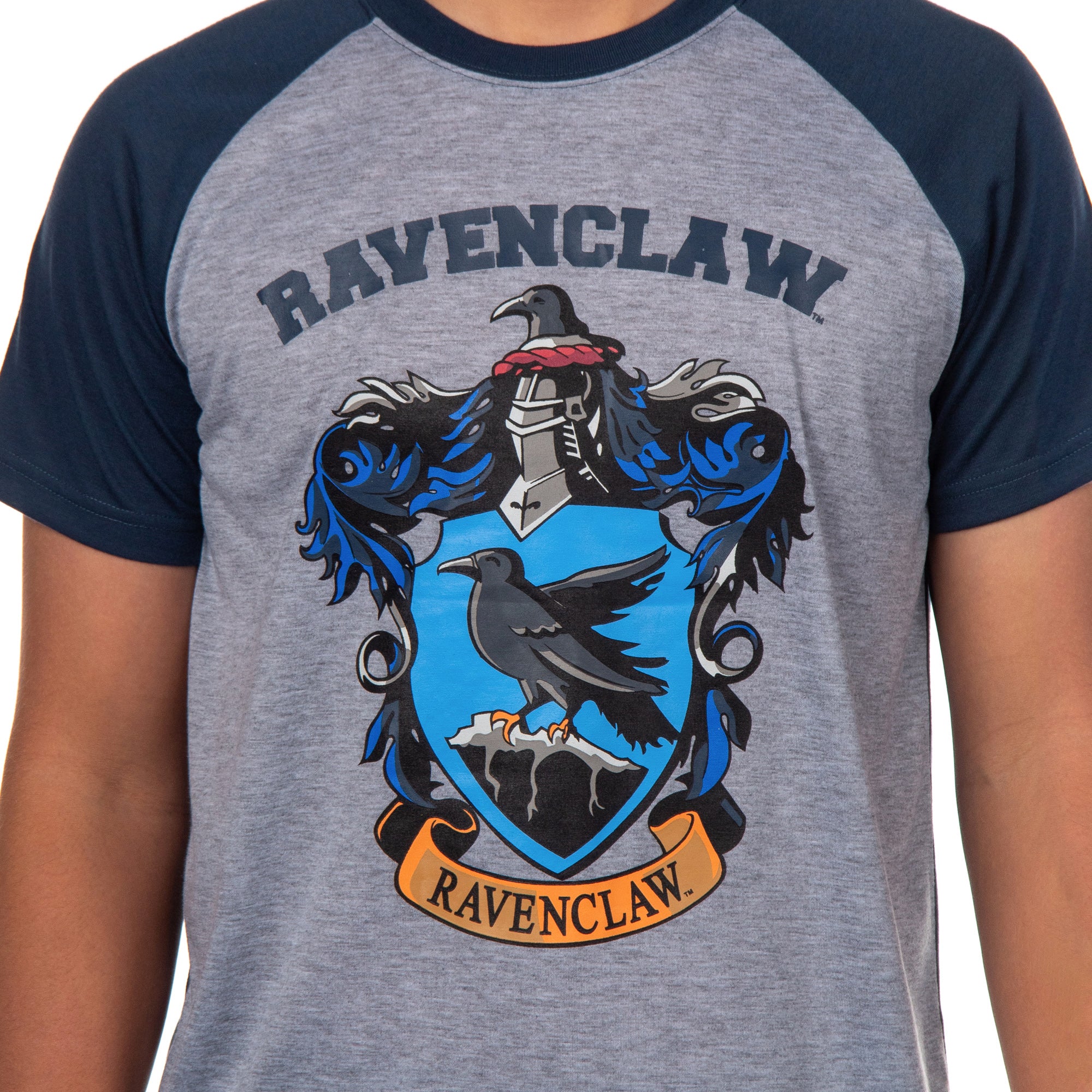 Harry Potter Hogwarts Men's Short Sleeve Shirt And Short PJ Pajama Set