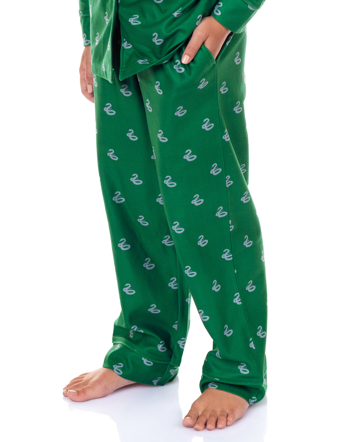 Harry Potter Pajamas Girl's Houses Coat Front Sleep Set