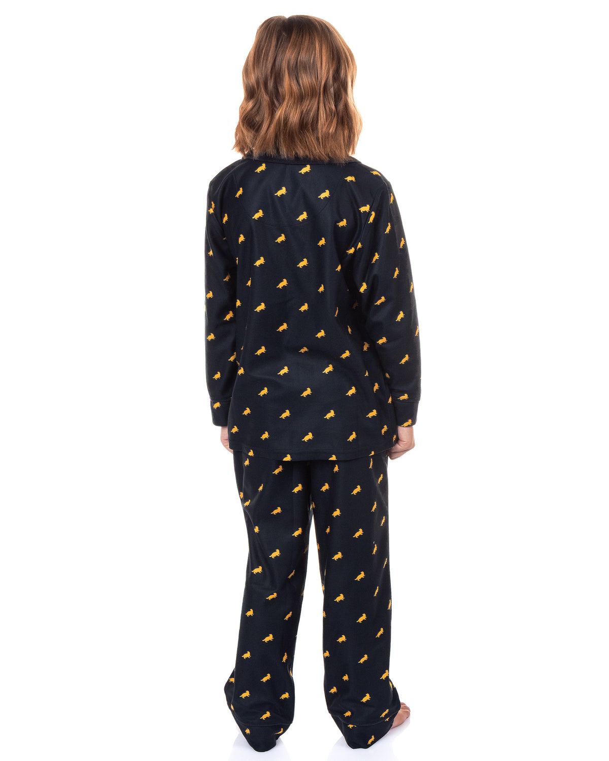 Harry Potter Pajamas Girl's Houses Coat Front Sleep Set