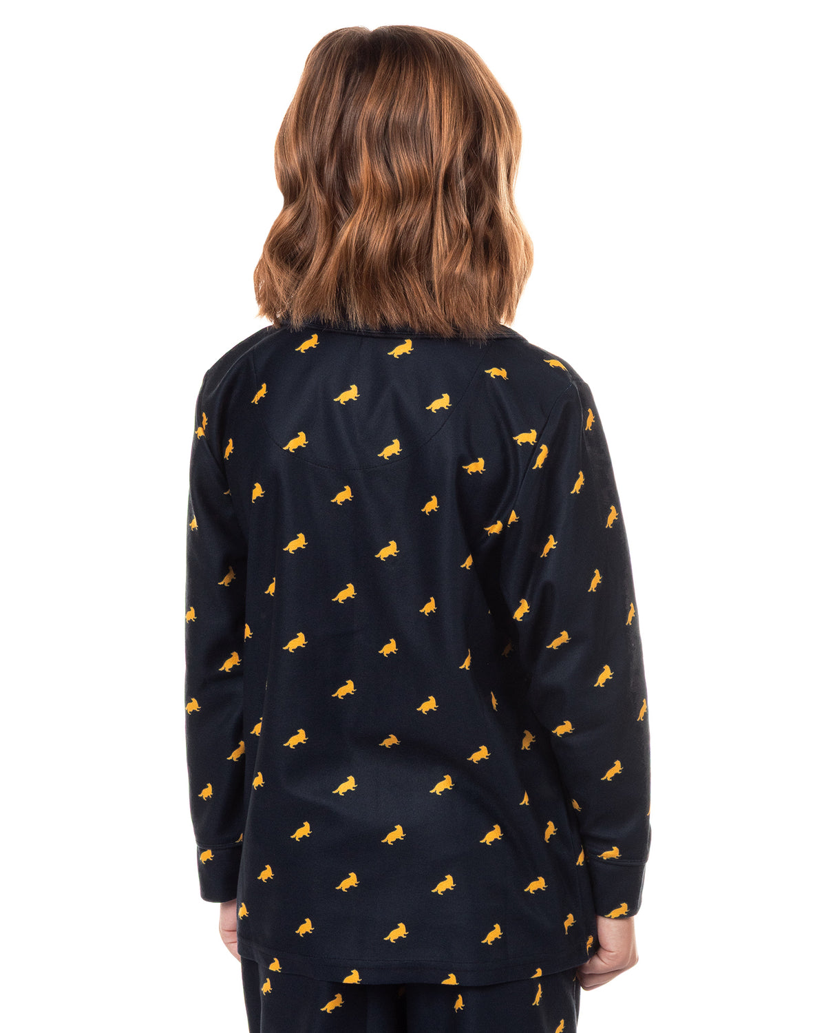 Harry Potter Pajamas Girl's Houses Coat Front Sleep Set