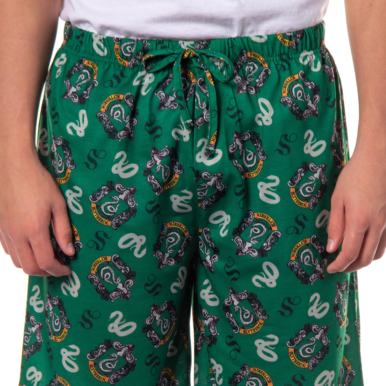 Harry Potter Pajamas Hogwarts House Crest All Over Print Pj Sleep Shorts