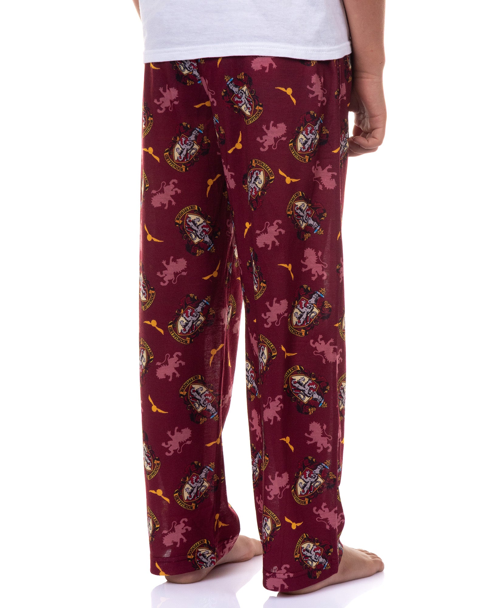 Harry Potter Pajamas Boy's House Crest Icons Lounge Pj Pants