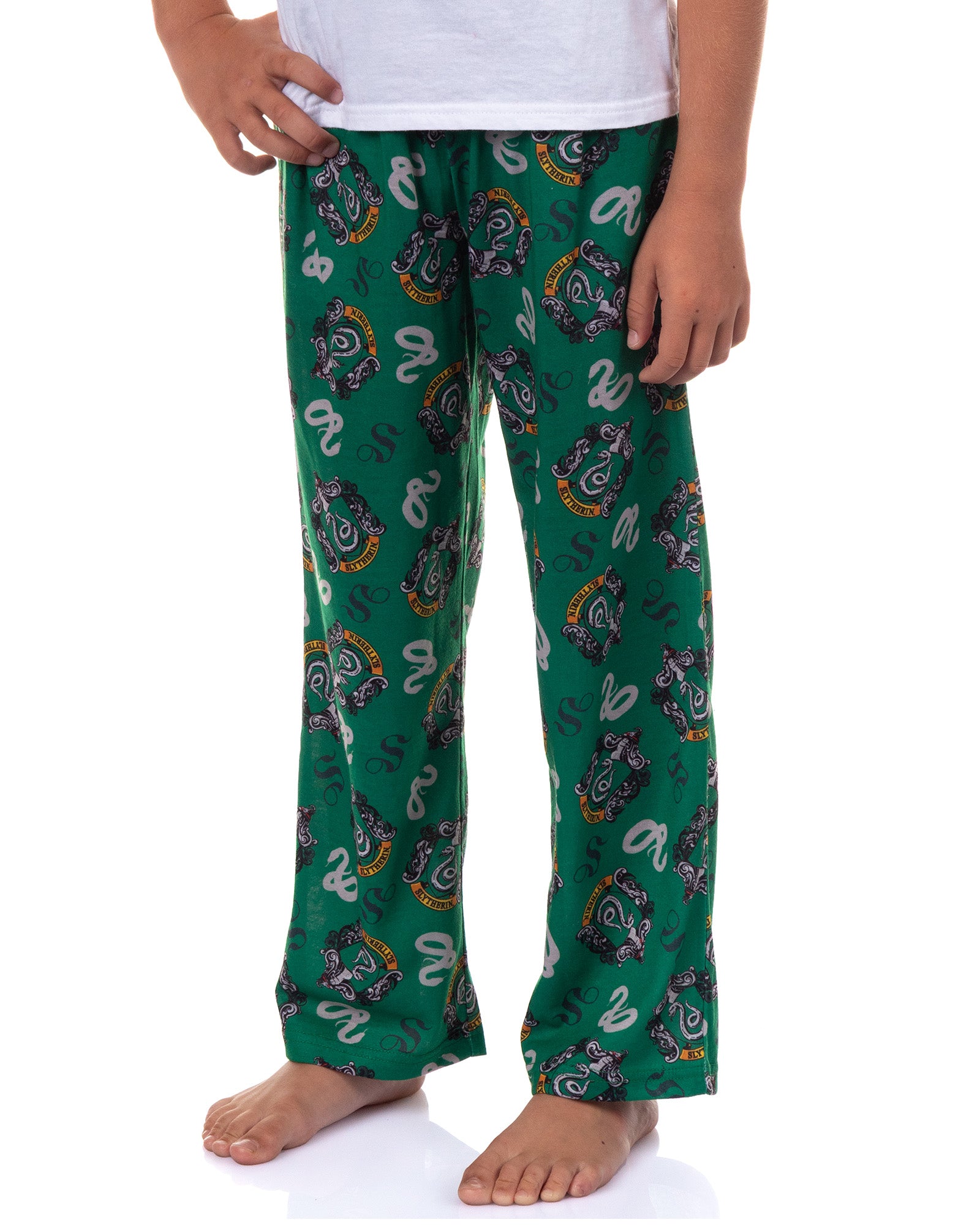 Harry Potter Pajamas Boy's House Crest Icons Lounge Pj Pants