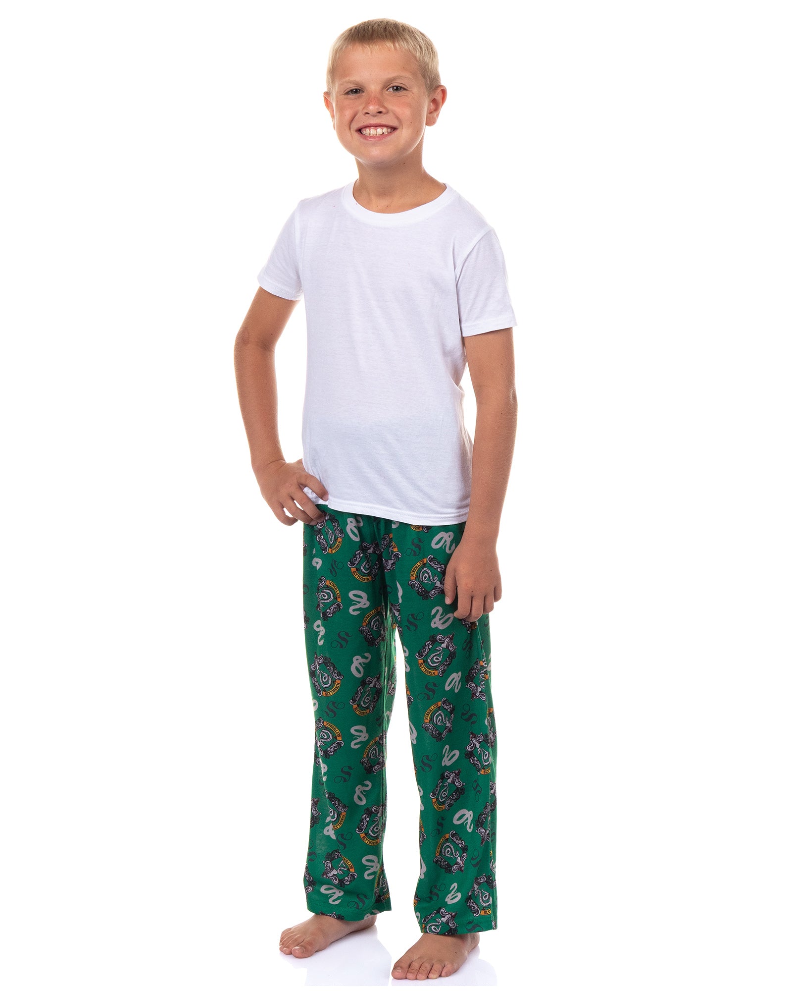 Harry Potter Pajamas Boy's House Crest Icons Lounge Pj Pants