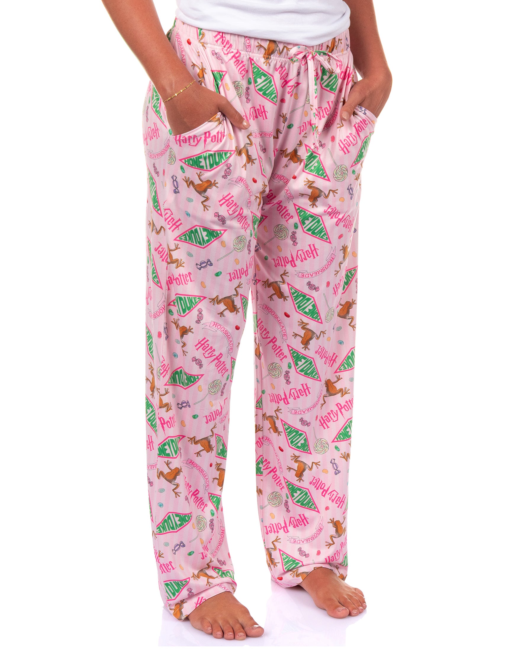 Harry Potter Pajama Pants Women's Honey Dukes Hogsmeade Lounge Pj Bottoms