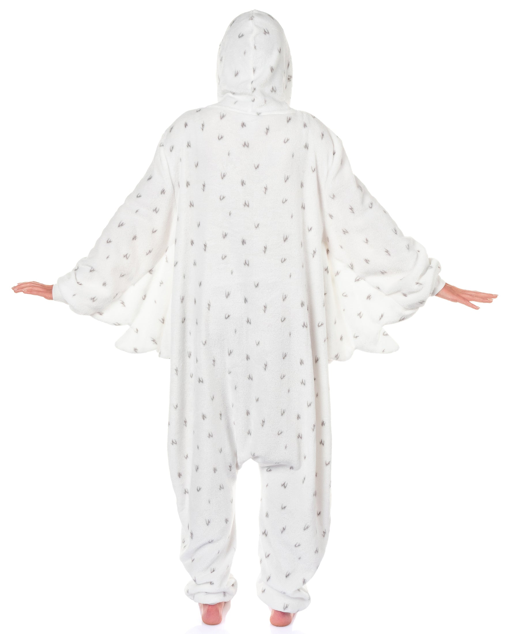 Harry Potter Union Suit Women's Kigurumi Hedwig Hooded Pajama Costume (XXS/XS)
