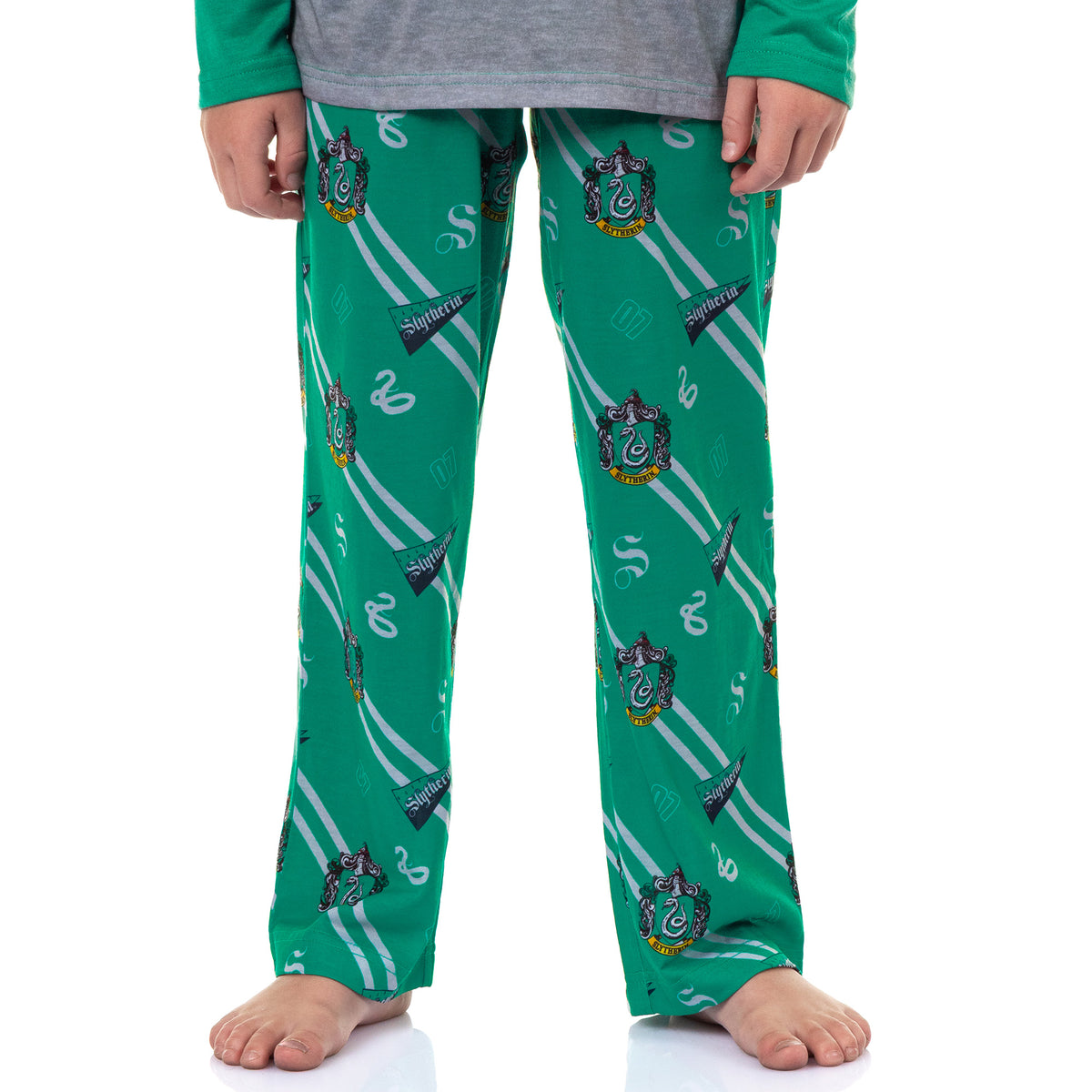 Harry Potter Pajamas Boys' House Crest Raglan Sleep Set
