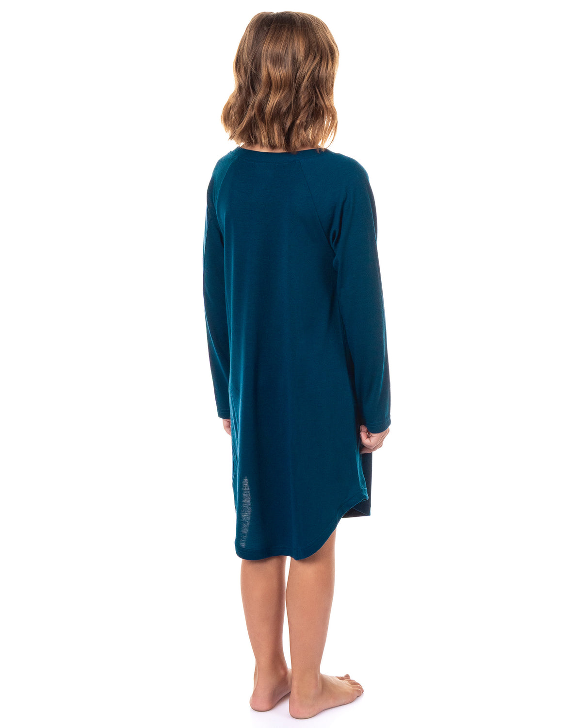 Harry Potter Pajama Girl's Long Sleeve Varsity Raglan Gown