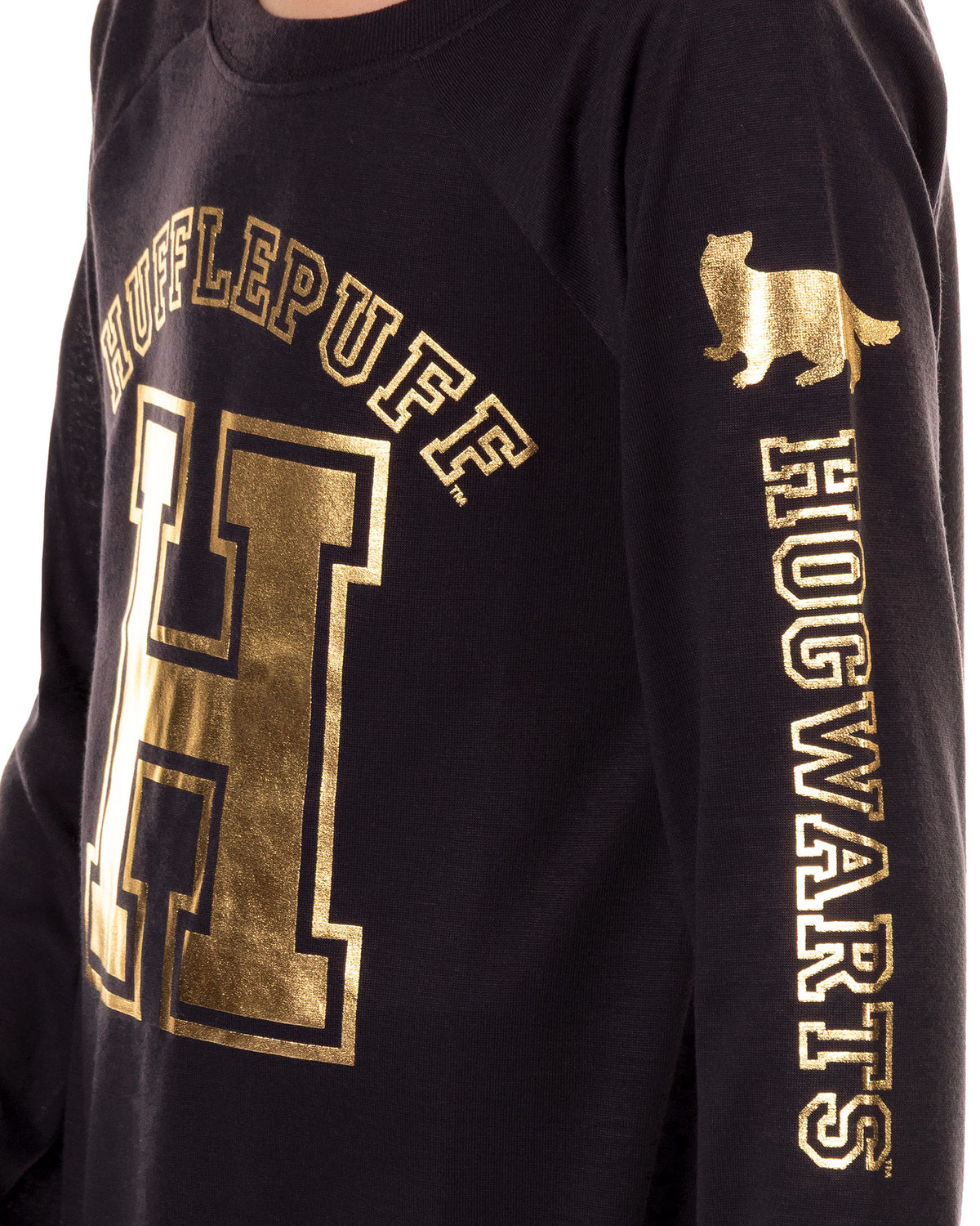 Harry Potter Pajama Girl's Long Sleeve Varsity Raglan Gown
