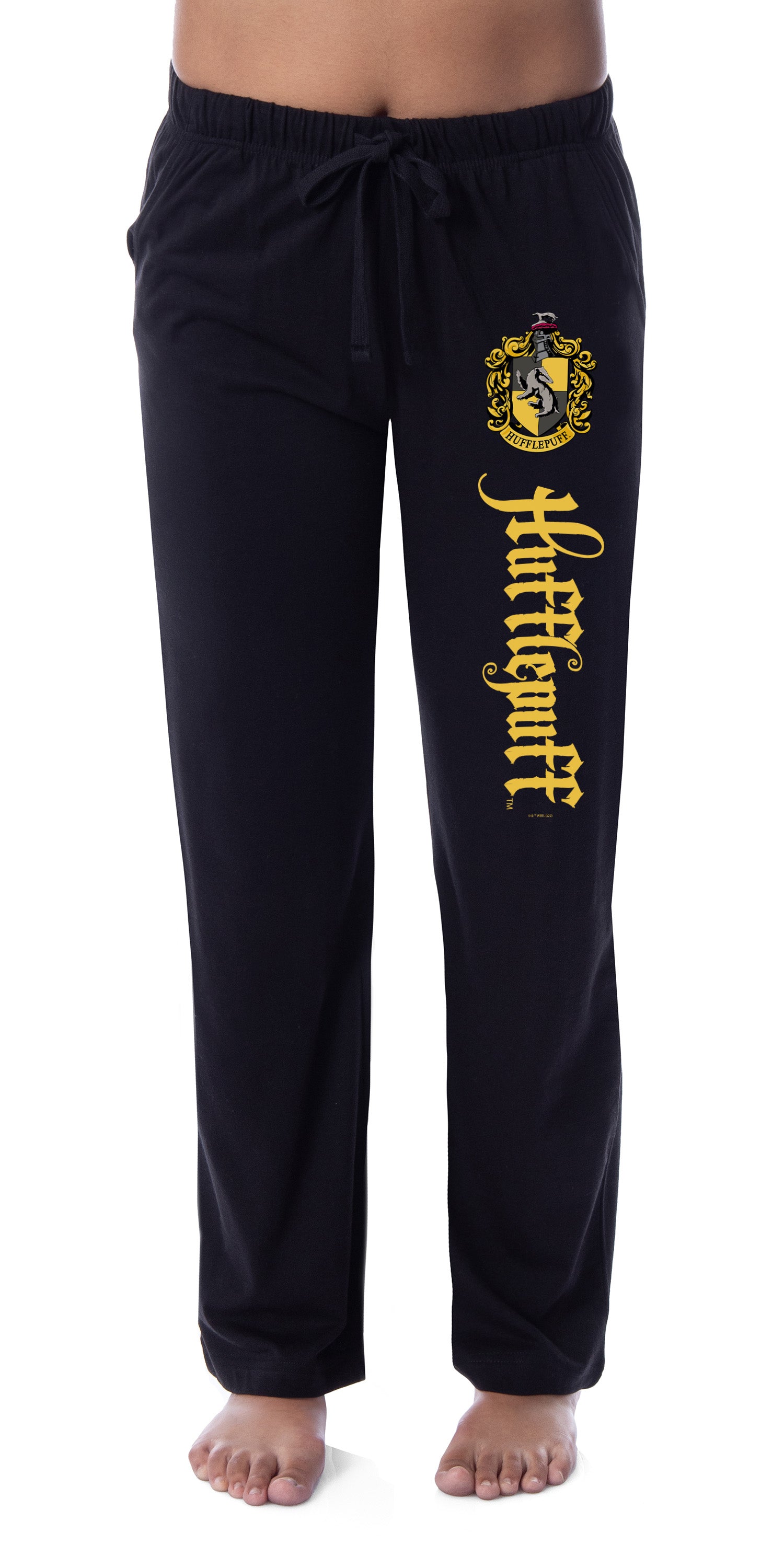 Harry Potter Men's House Crest Pajama Pants - Gryffindor, Slytherin, Ravenclaw, Hufflepuff, Hogwarts