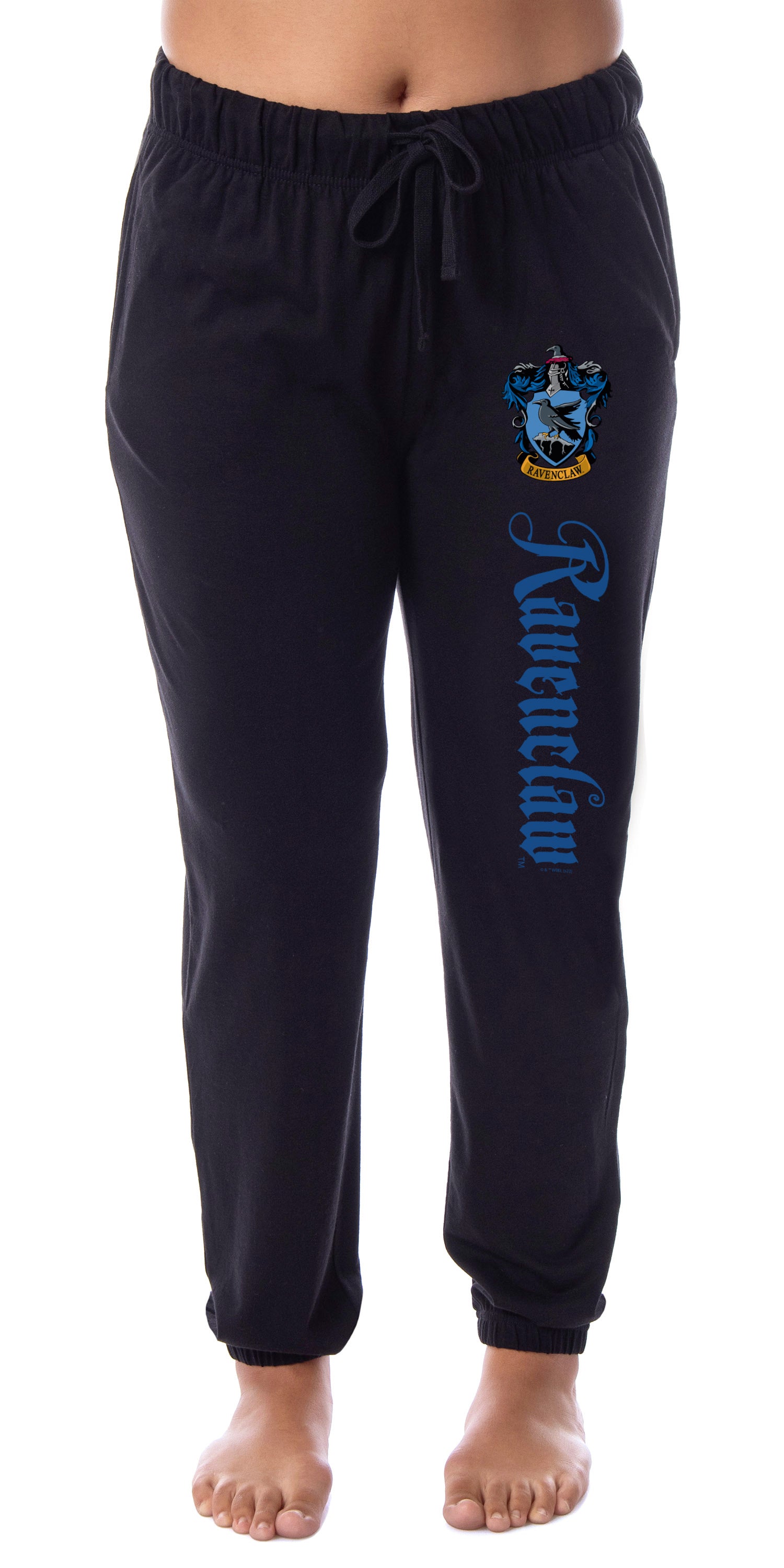 Harry Potter Womens' Ravenclaw House Crest Sleep Jogger Pajama Pants