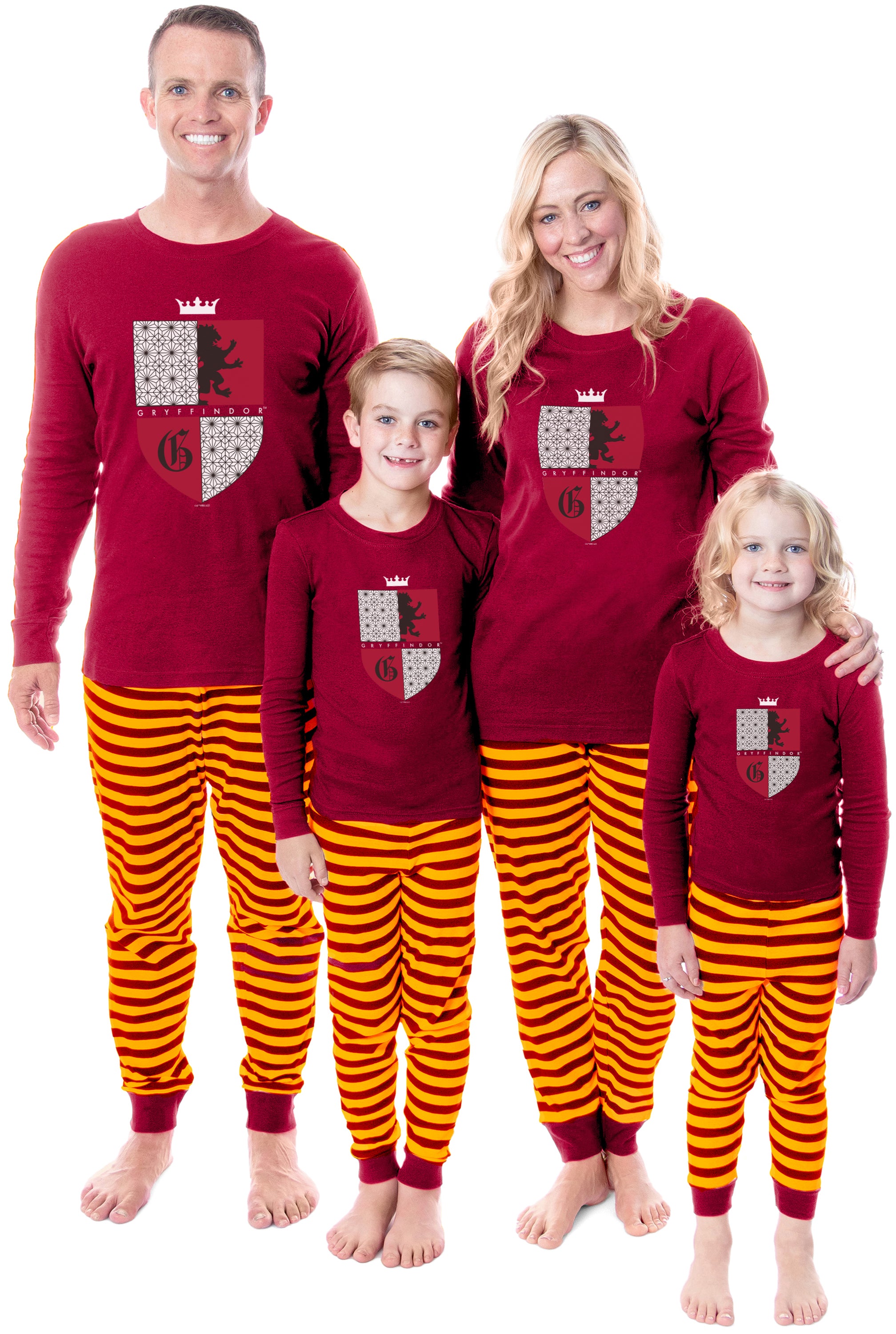 Harry Potter Coat Of Arms Sleep Tight Fit Family Pajama Set