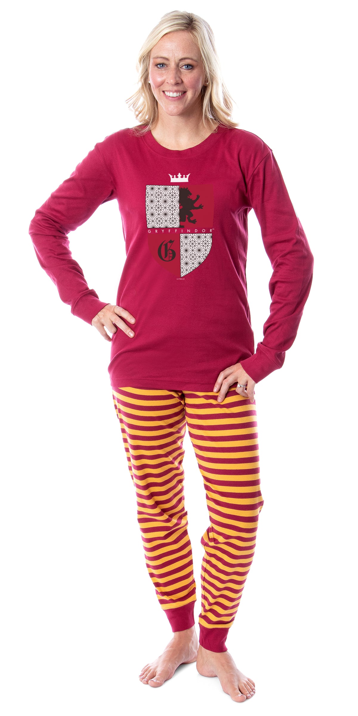 Harry Potter Coat Of Arms Sleep Tight Fit Family Pajama Set