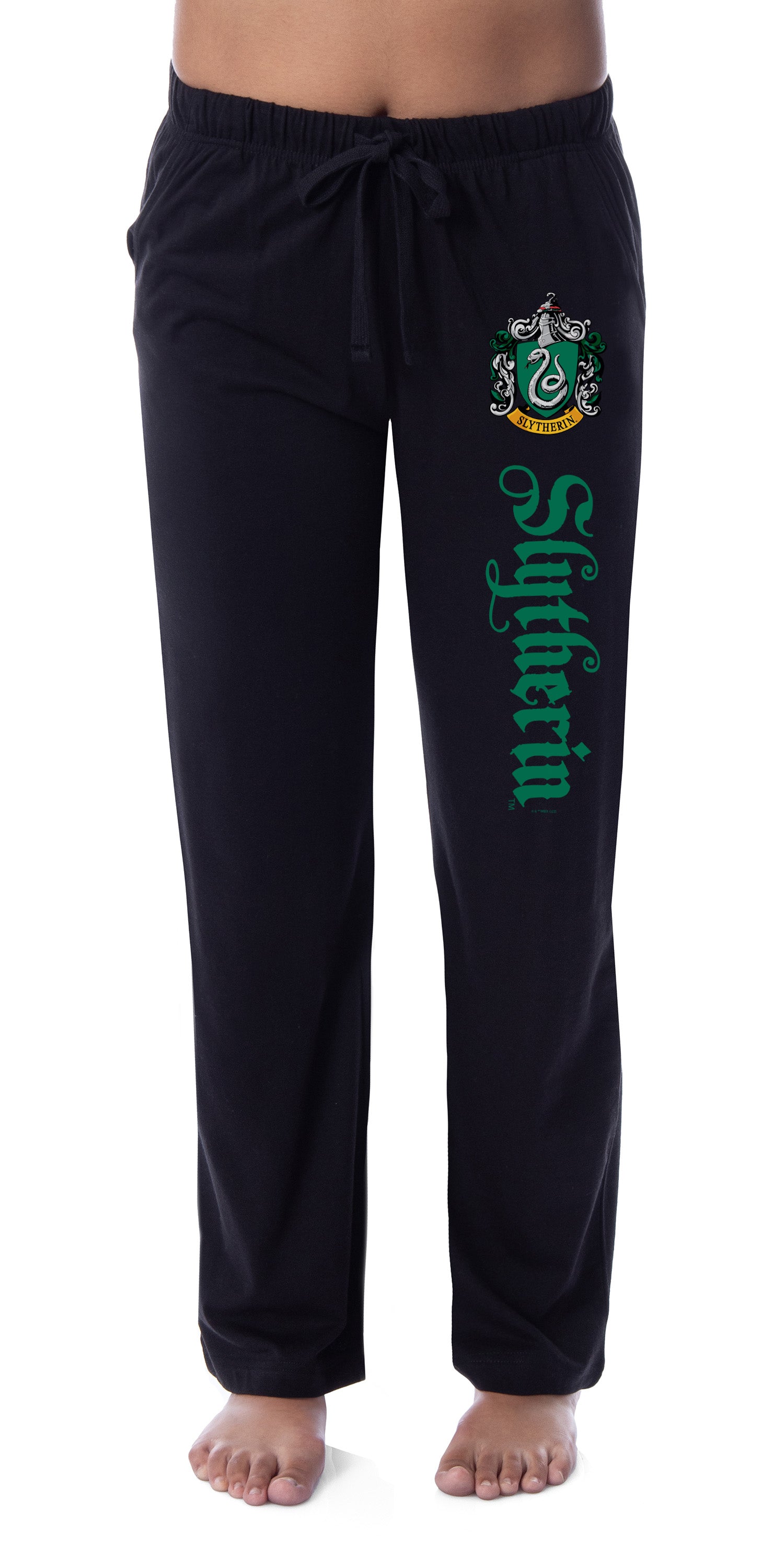 Harry Potter Men's House Crest Pajama Pants - Gryffindor, Slytherin, Ravenclaw, Hufflepuff, Hogwarts