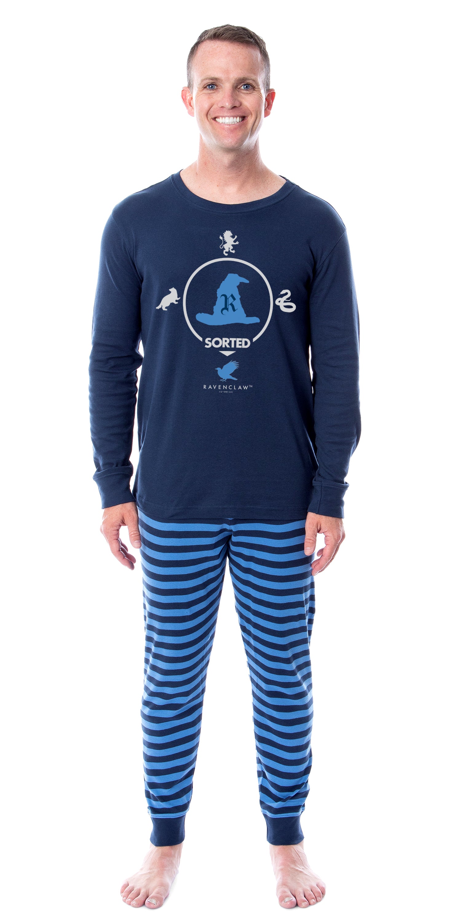 Harry Potter Sorted Wizarding World Gryffindor Hufflepuff Ravenclaw Slytherin Character Sleep Tight Fit Family Pajama Set
