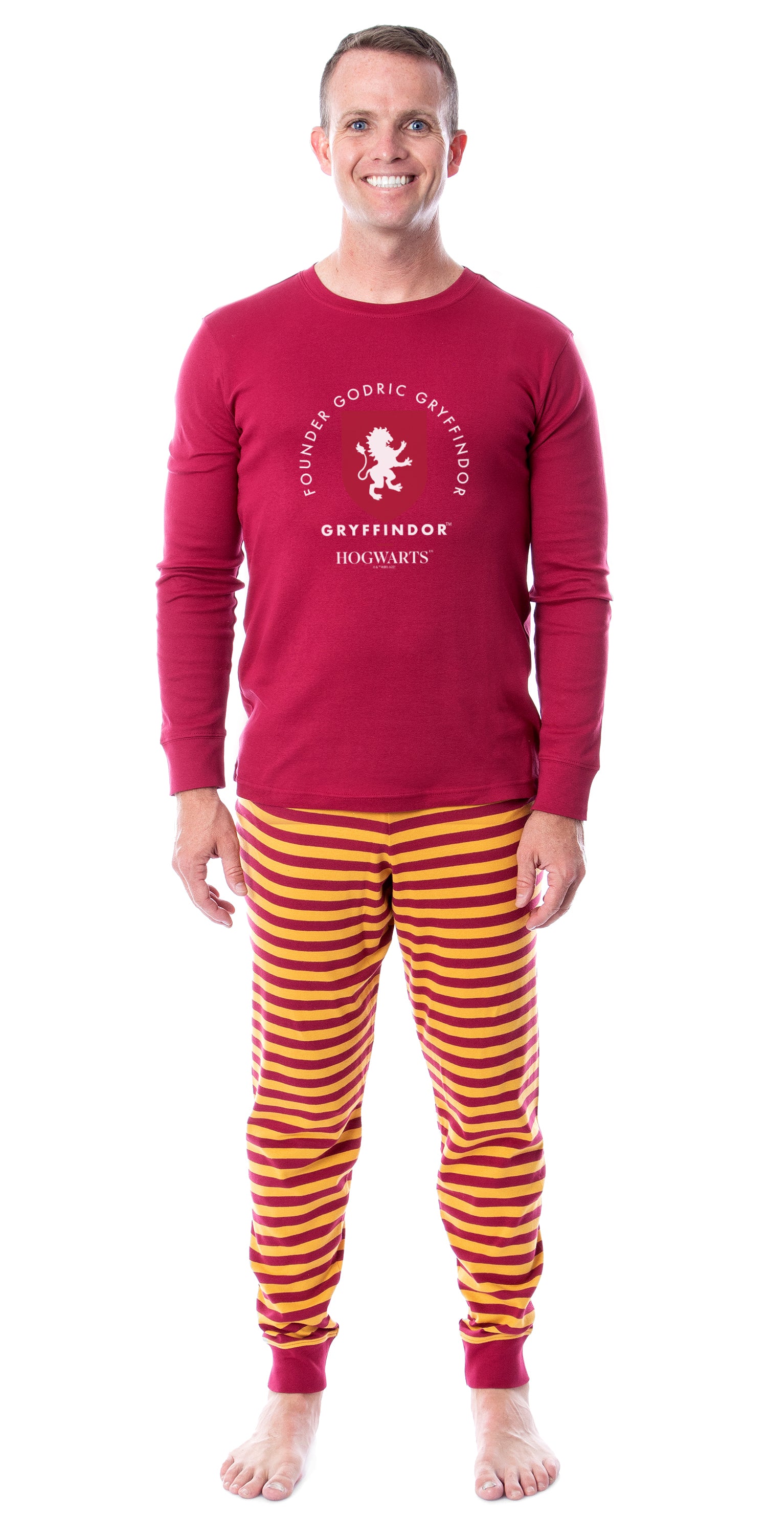 Harry Potter Founder Wizarding World Gryffindor Hufflepuff Ravenclaw Slytherin Character Sleep Tight Fit Family Pajama Set