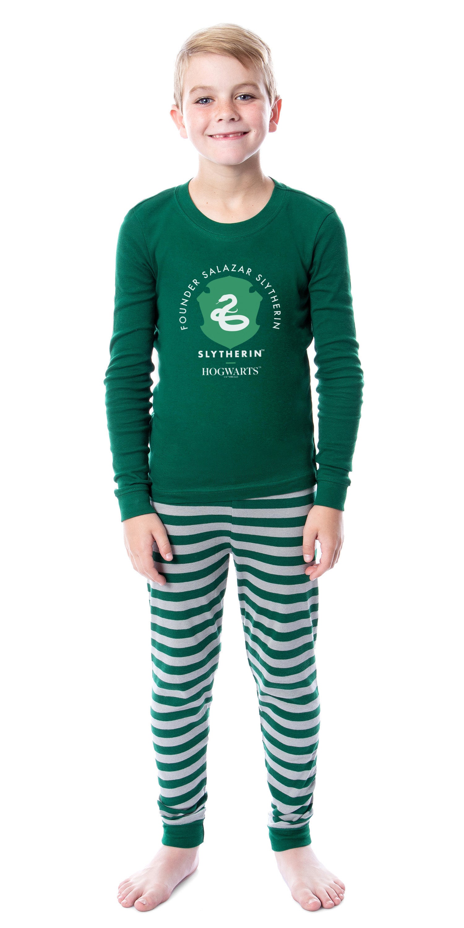 Harry Potter Founder Wizarding World Gryffindor Hufflepuff Ravenclaw Slytherin Character Sleep Tight Fit Family Pajama Set