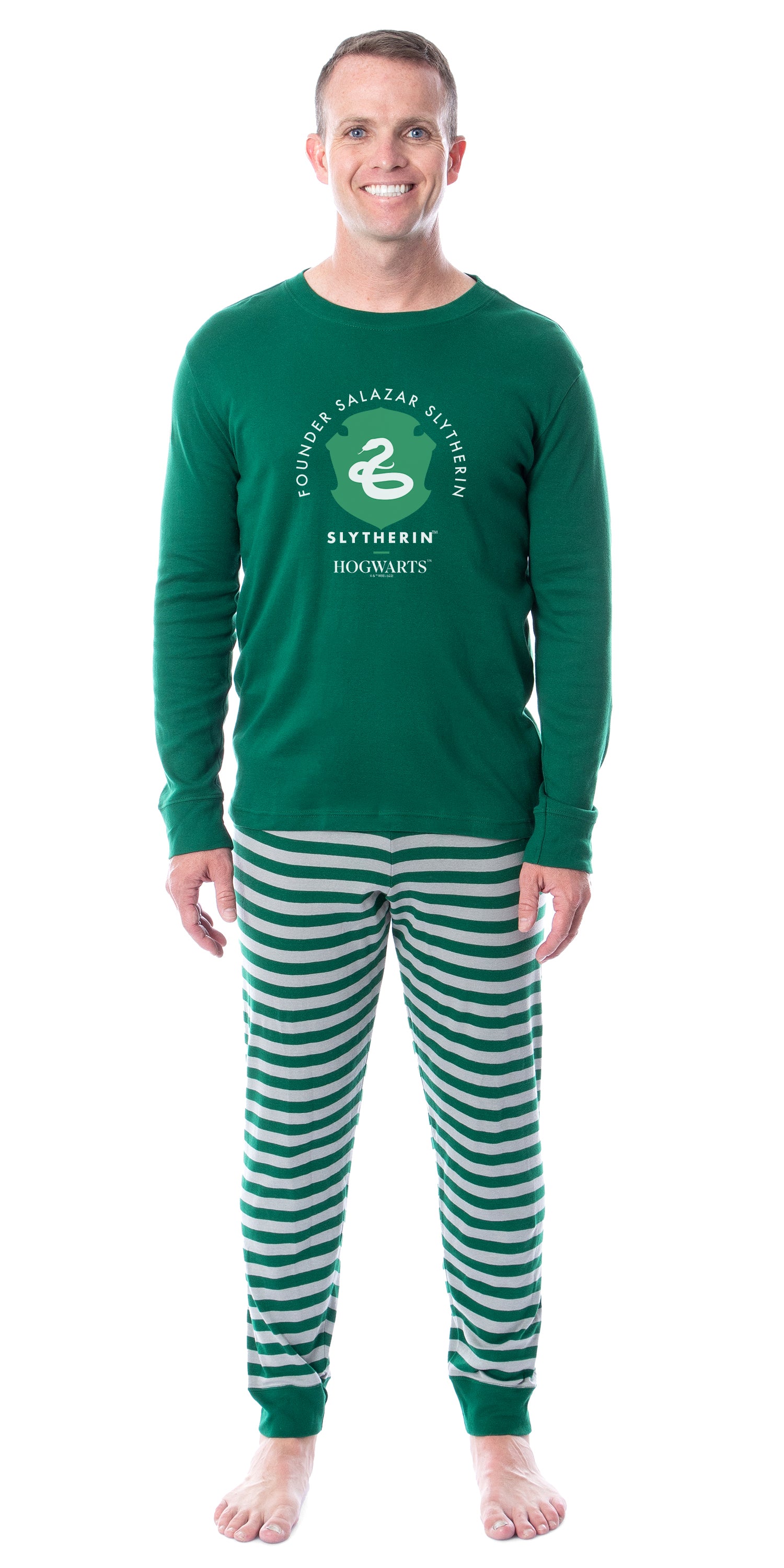 Harry Potter Founder Wizarding World Gryffindor Hufflepuff Ravenclaw Slytherin Character Sleep Tight Fit Family Pajama Set