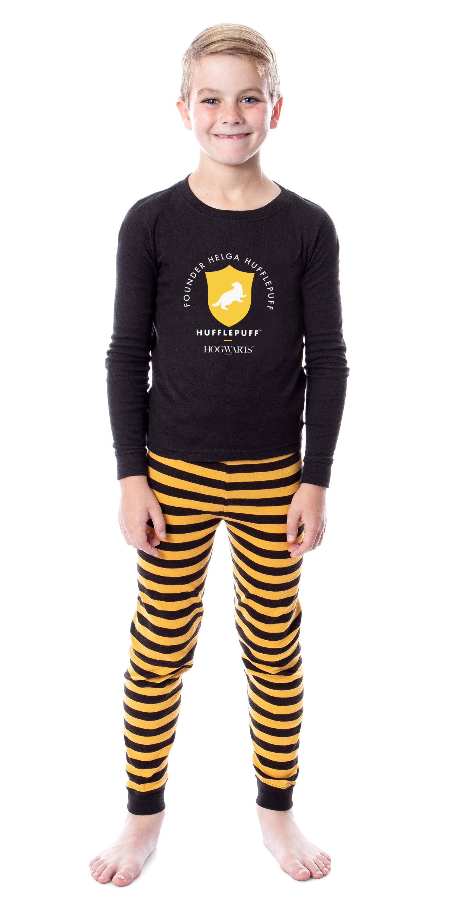 Harry Potter Founder Wizarding World Gryffindor Hufflepuff Ravenclaw Slytherin Character Sleep Tight Fit Family Pajama Set