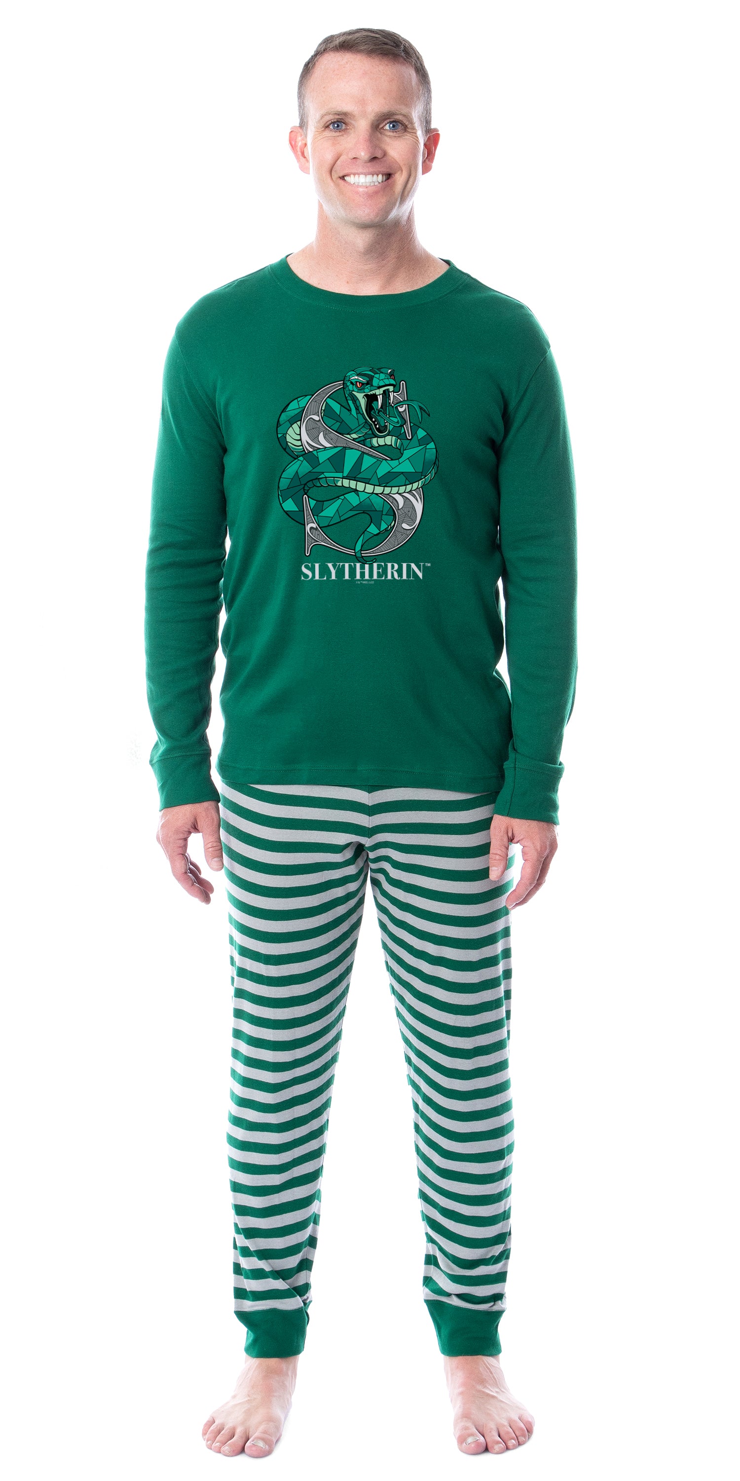 Harry Potter Animals Wizarding World Gryffindor Hufflepuff Ravenclaw Slytherin Character Sleep Tight Fit Family Pajama Set