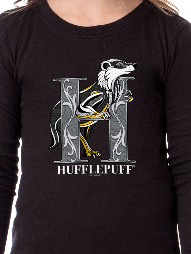 Harry Potter Animals Wizarding World Gryffindor Hufflepuff Ravenclaw Slytherin Character Sleep Tight Fit Family Pajama Set