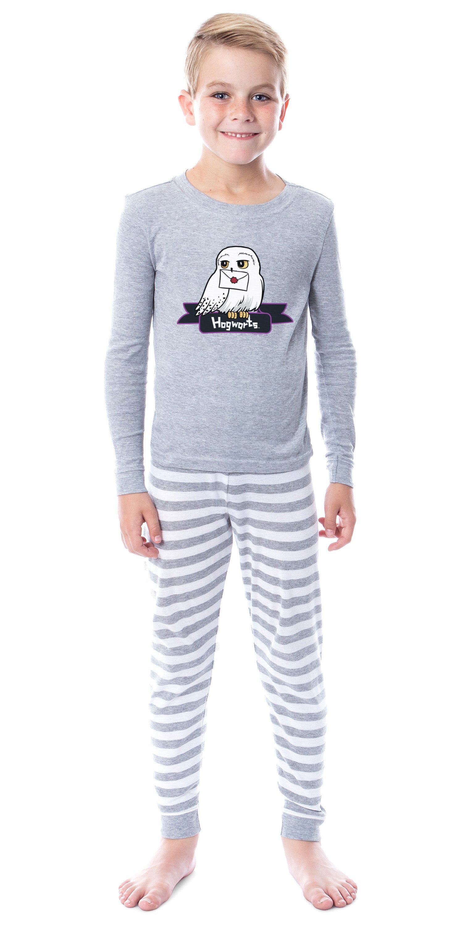 Harry Potter Child Unisex Boys Girls Hedwig Hogwarts Letter Wizarding World Sleep Pajama Set
