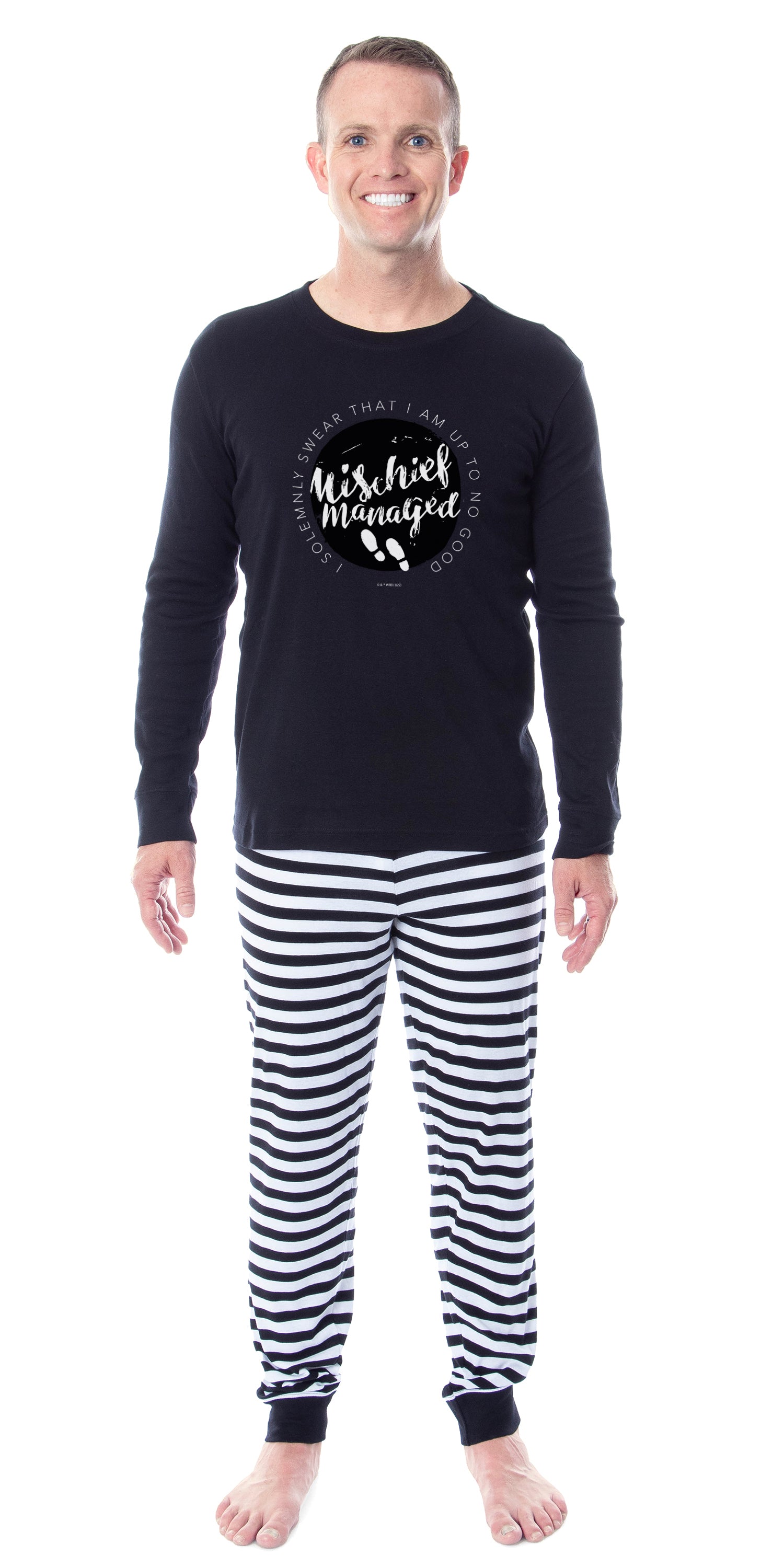 Harry Potter Wizarding World The Marauder's Map Mischief Managed Sleep 2 Piece Pajama Set