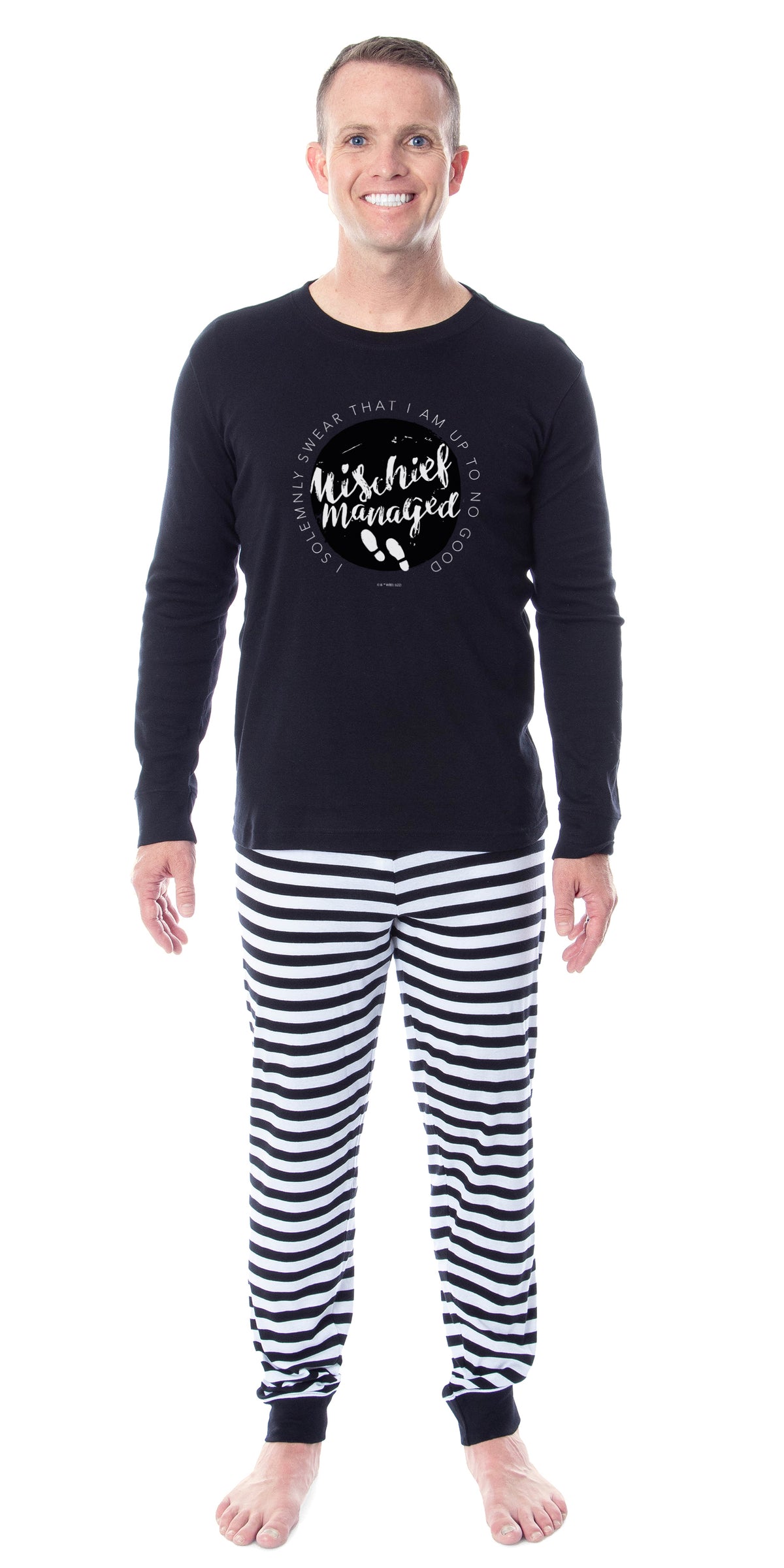 Harry Potter Wizarding World The Marauder's Map Mischief Managed Sleep 2 Piece Pajama Set