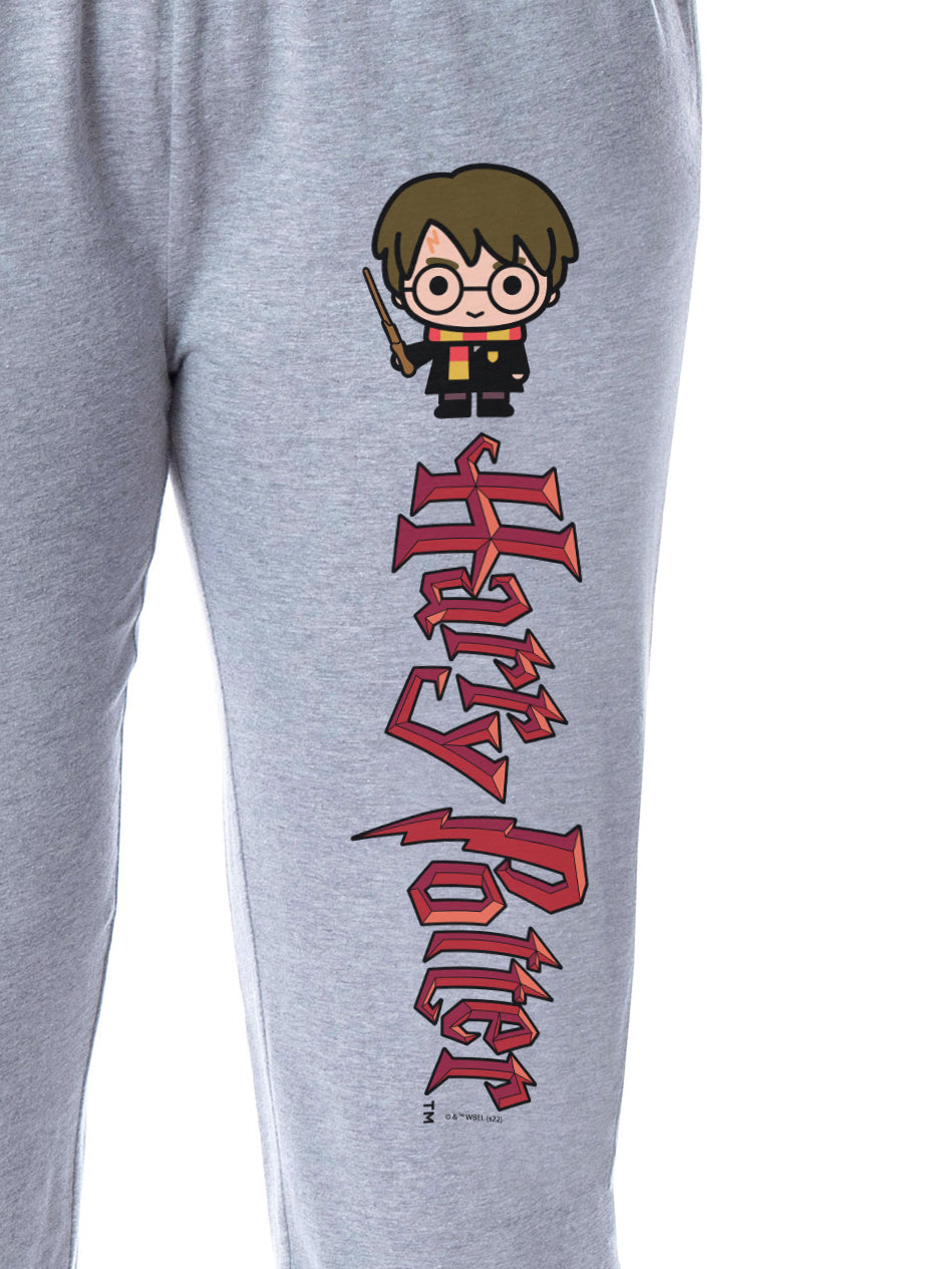 Harry Potter Womens' Wizarding World Chibi Character Sleep Jogger Pajama Pants