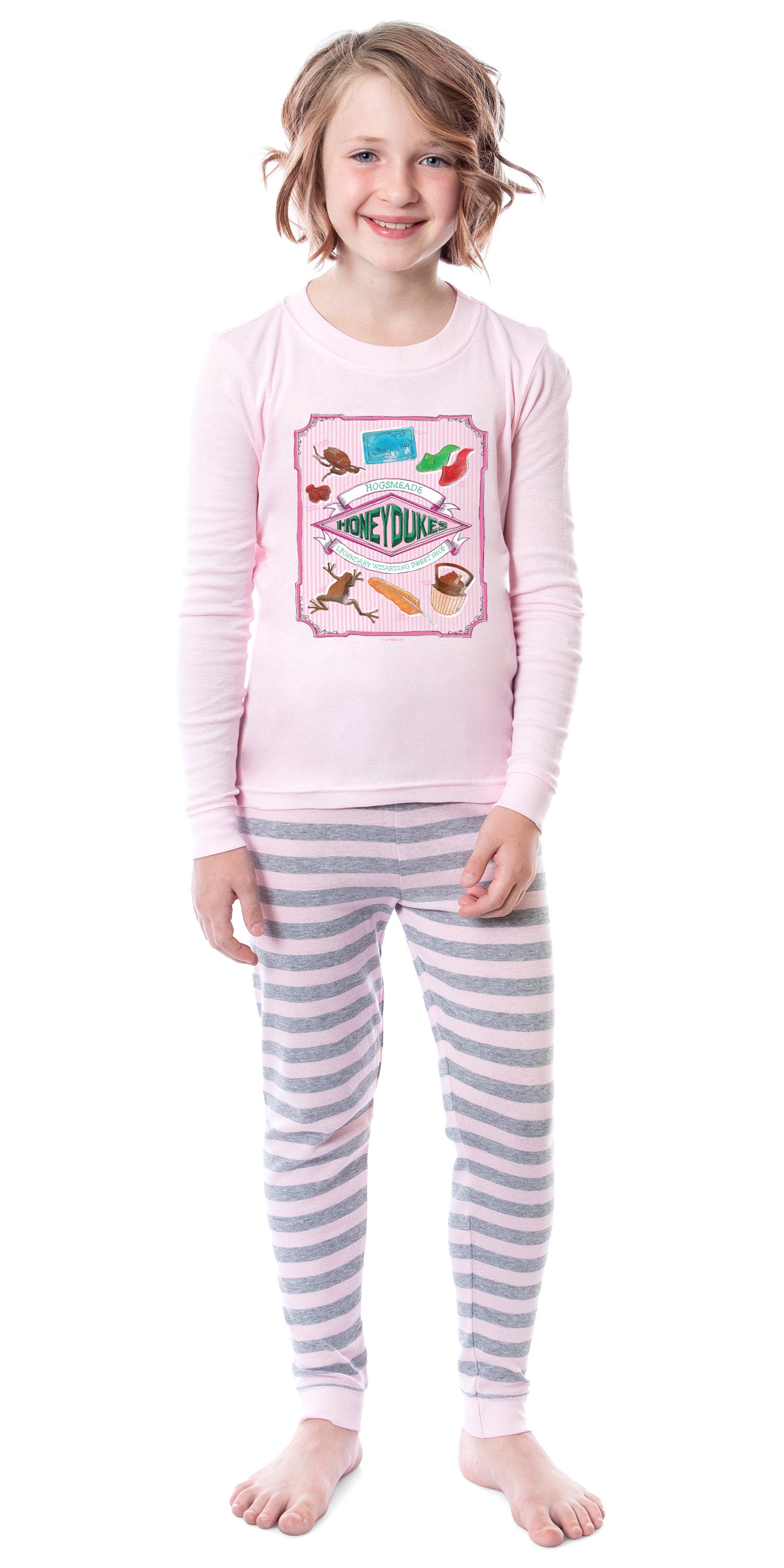 Harry Potter Girls' Honeydukes Sweet Shop Wizarding World Sleep Pajama Set