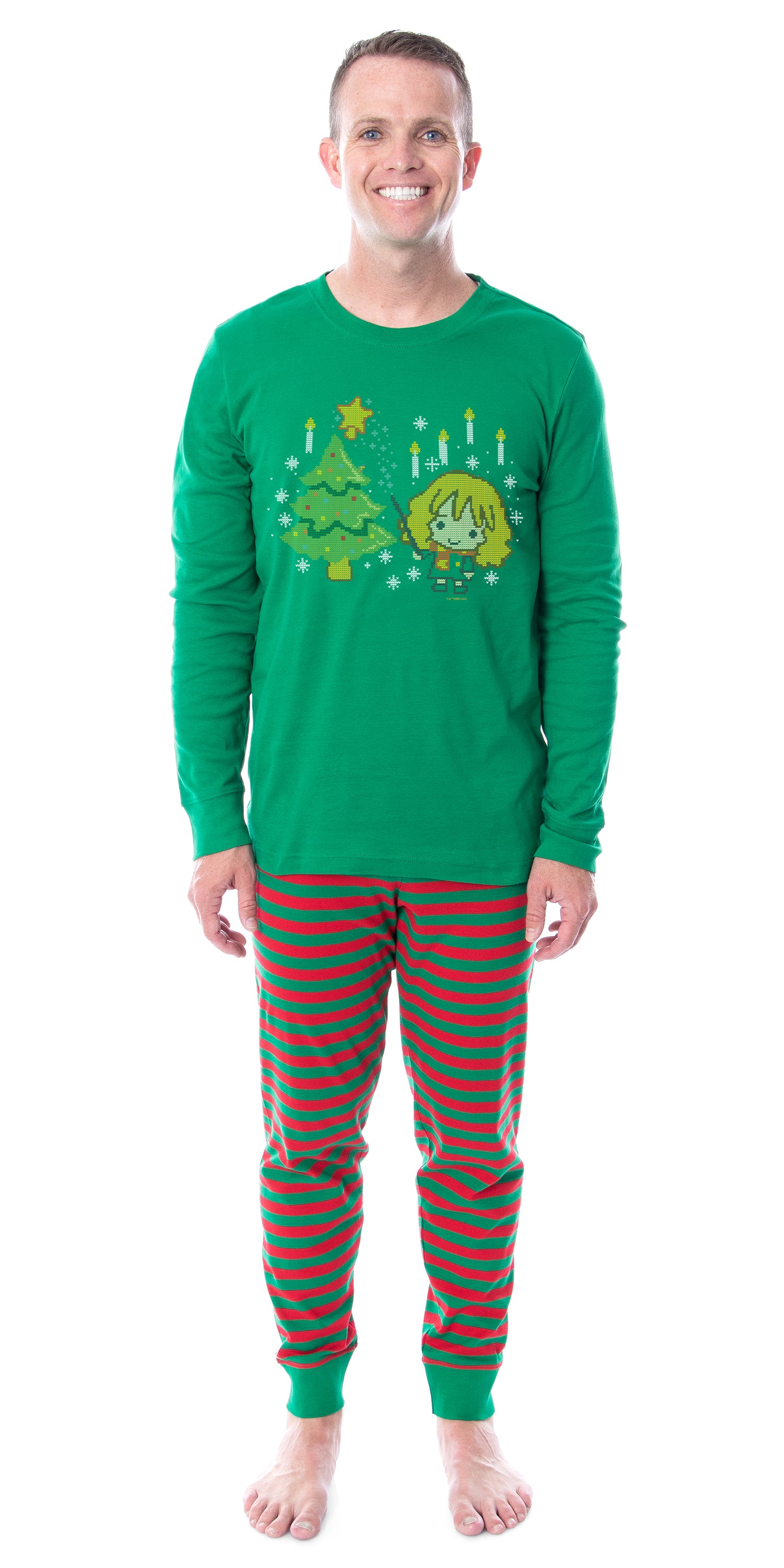 Harry Potter Christmas Hermione Sweater Wizarding World Sleep Tight Fit Family Pajama Set