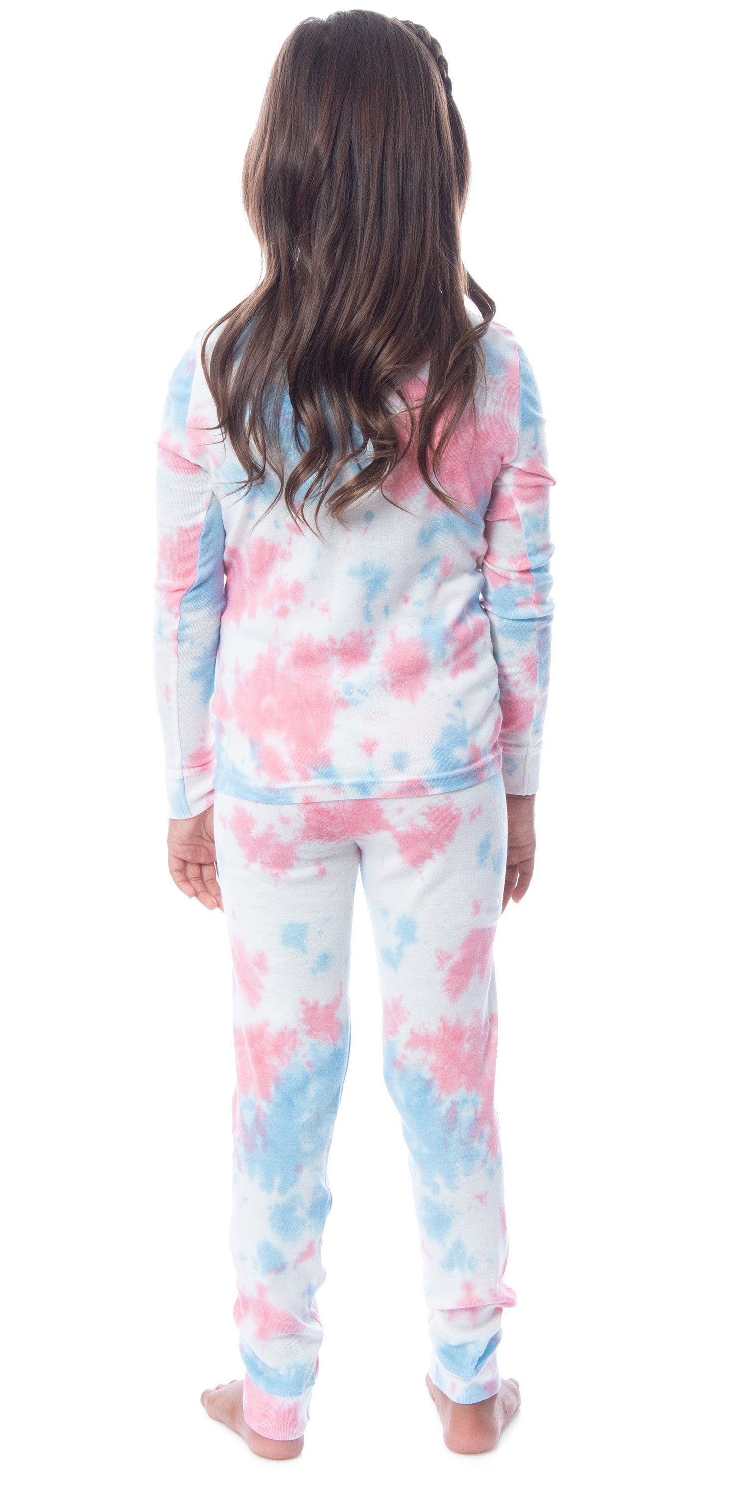 Harry Potter Wizarding World Hogwarts Castle Hermione Ron Chibi Character Kid's 2 Piece Tight Fit Pajama Set