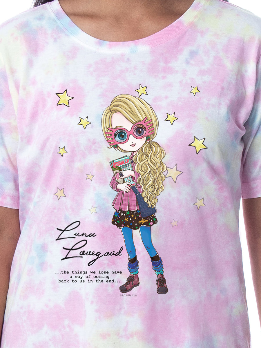 Harry Potter Womens' Luna Lovegood Character Nightgown Sleep Pajama Shirt