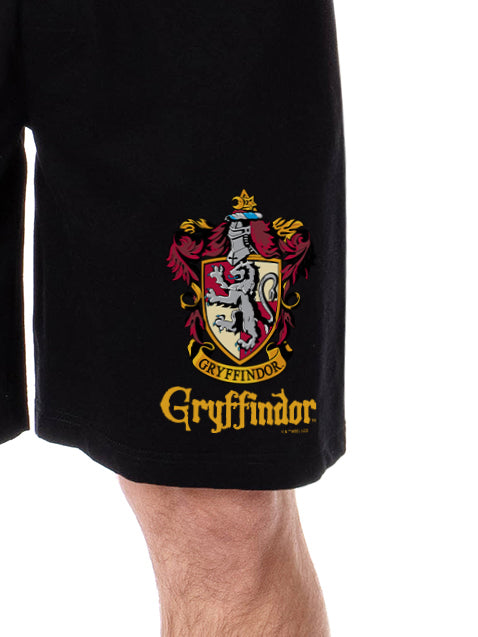 Harry Potter Mens' Hogwarts All Houses Sleep Pajama Shorts