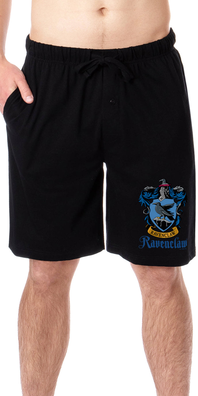 Harry Potter Mens' Hogwarts All Houses Sleep Pajama Shorts