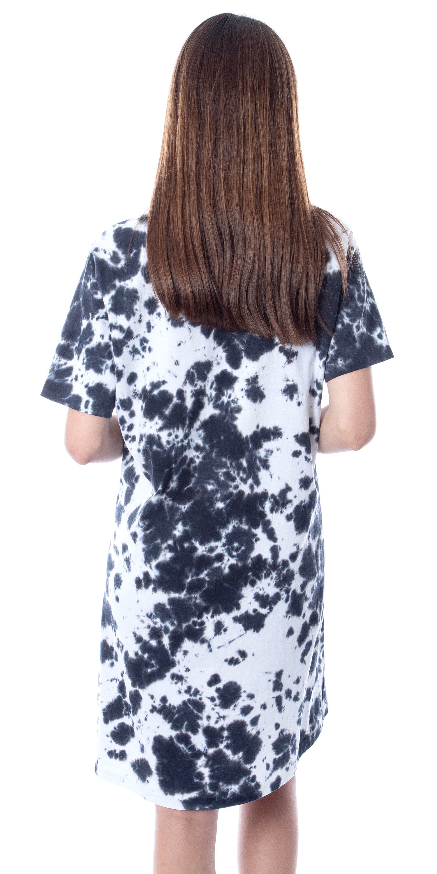 Harry Potter Womens' Lord Voldemort Nightgown Sleep Pajama Shirt Tie-Dye