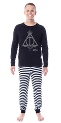 Harry Potter Wizarding World Deathly Hallows Adult Unisex Pajama Set