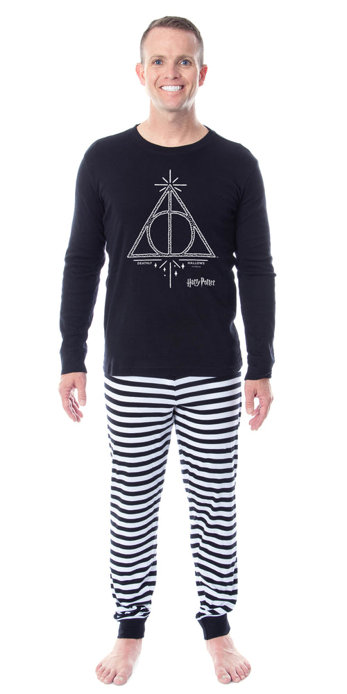 Harry Potter Wizarding World Deathly Hallows Adult Unisex Pajama Set