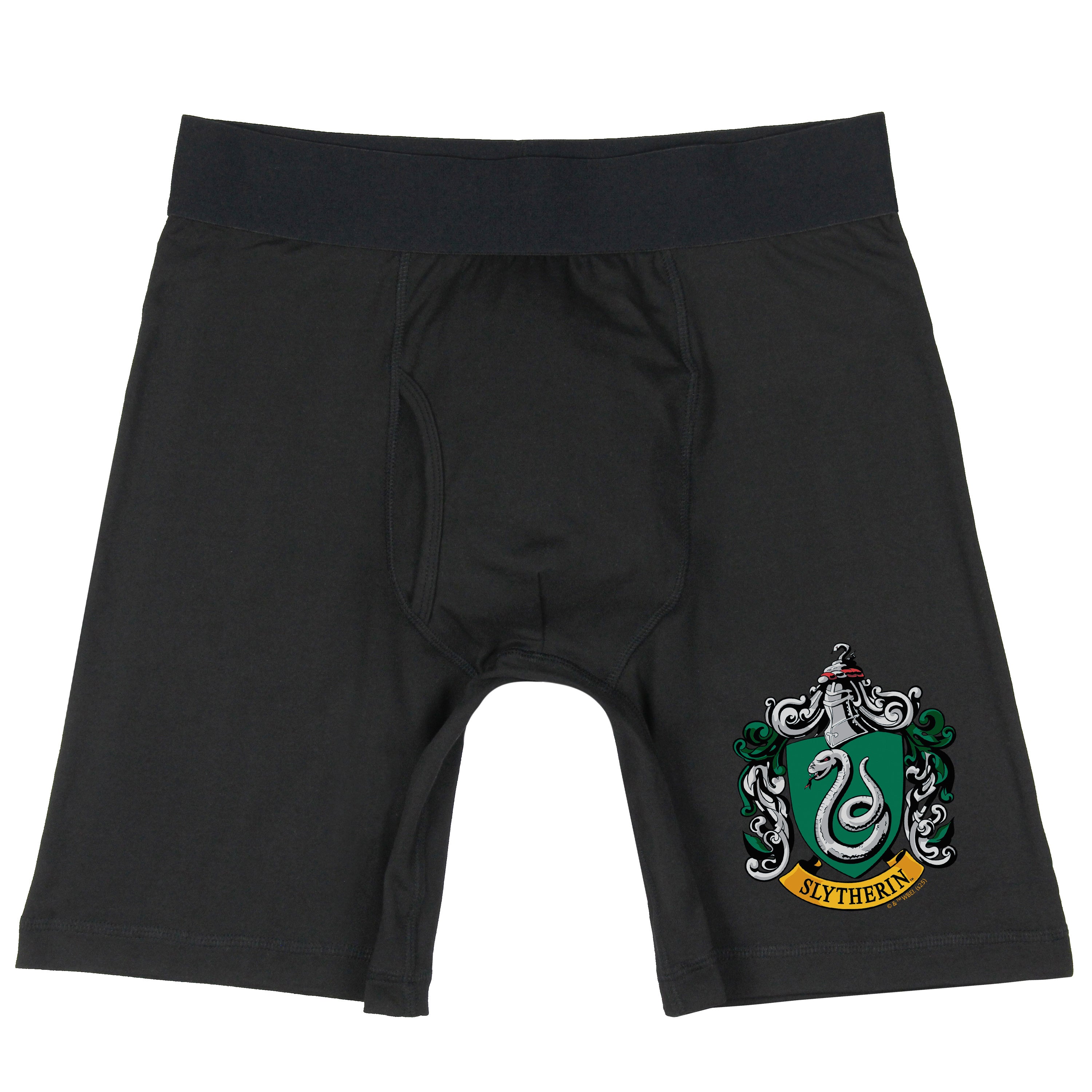 Harry Potter Men's Hogwarts House Crest Underwear Boxer Briefs
