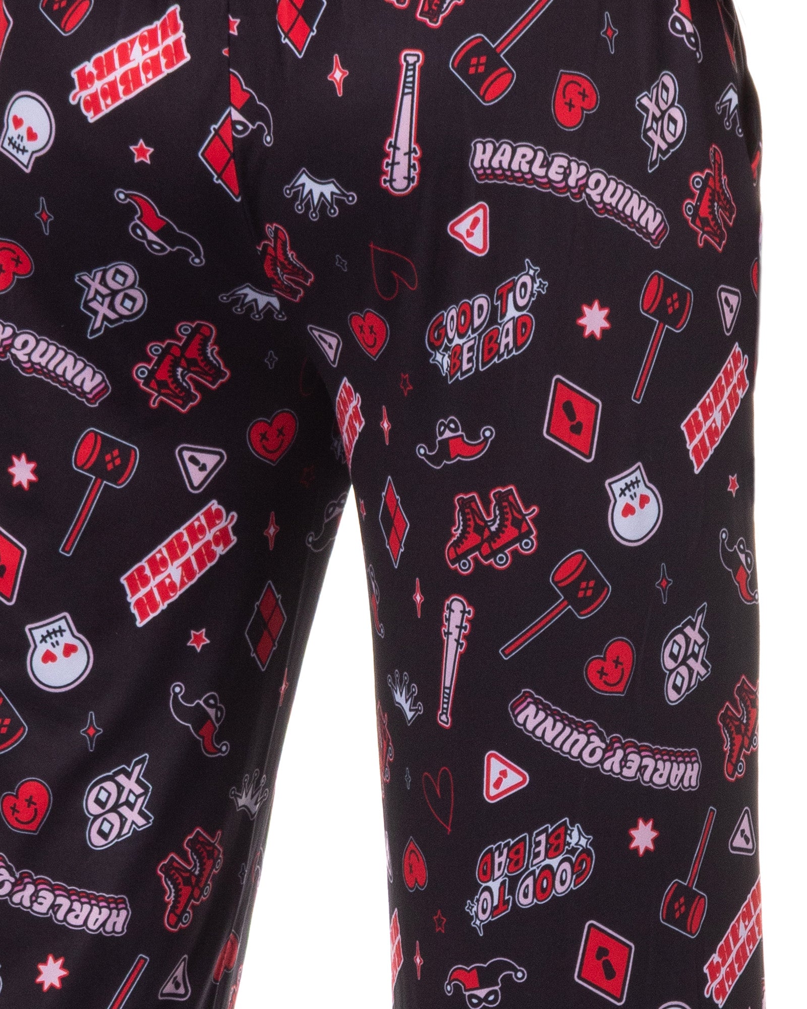 DC Comics Batman Harley Quinn Women's Good To Be Bad Lounge Sleep Pants
