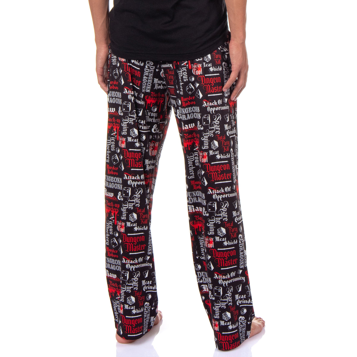Dungeons and Dragons Men's Tabletop Game 2 Piece Pajama Sleep Set