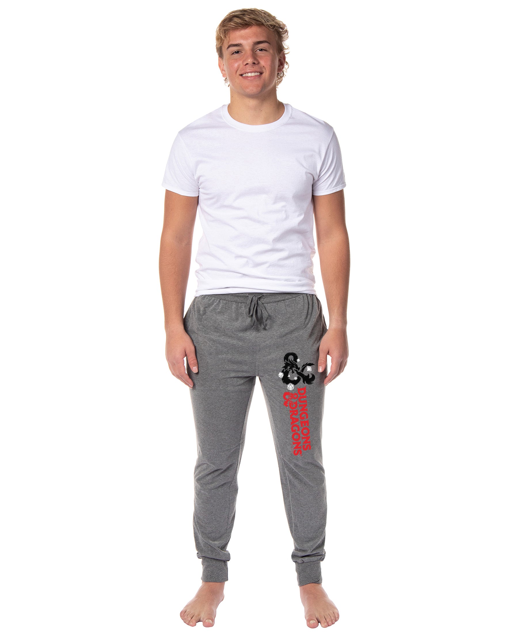 Dungeons & Dragons Pajamas D&D Logo Men's Jogger Pajama Pants