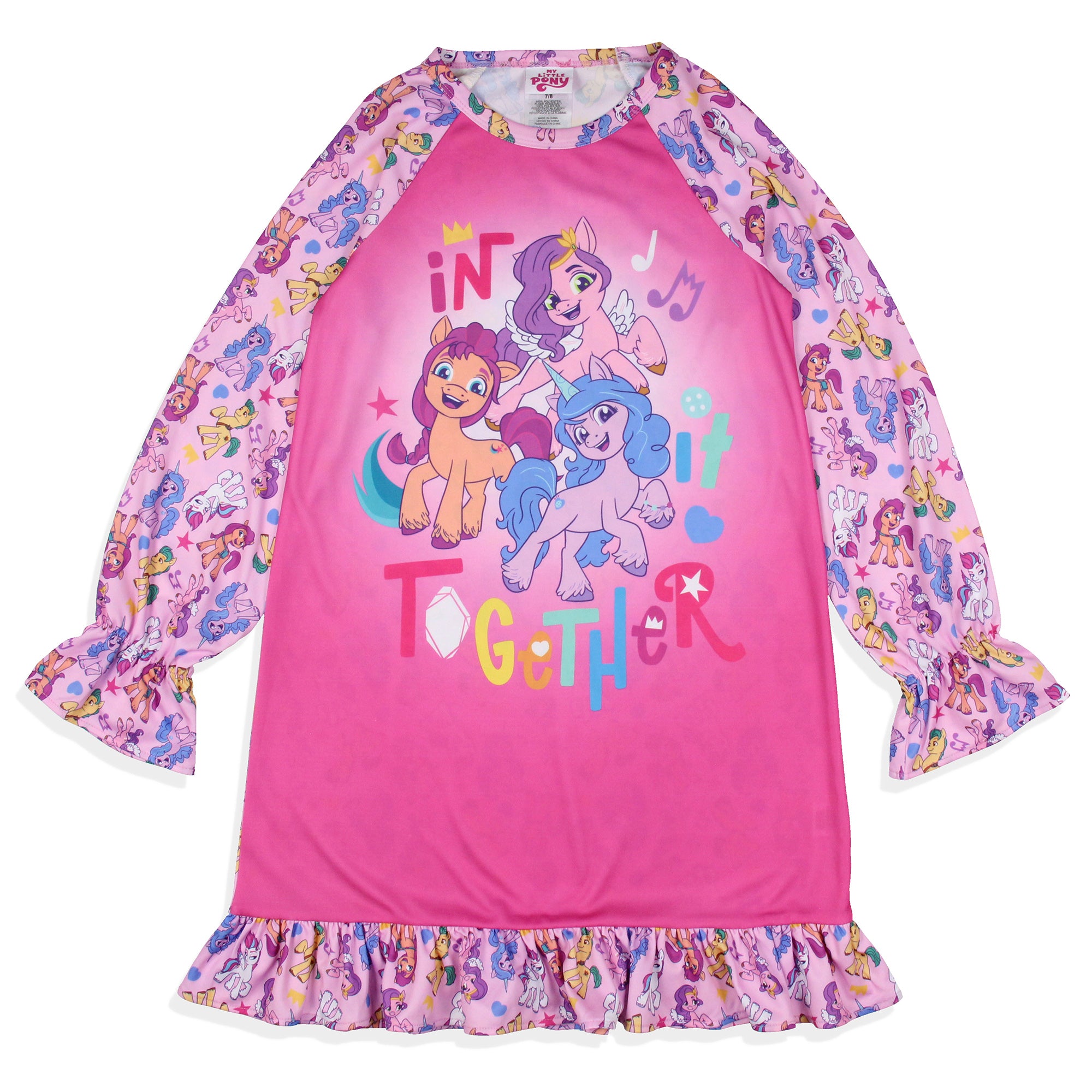My Little Pony: A New Generation Girls' Sunny Starscout Pajama Nightgown