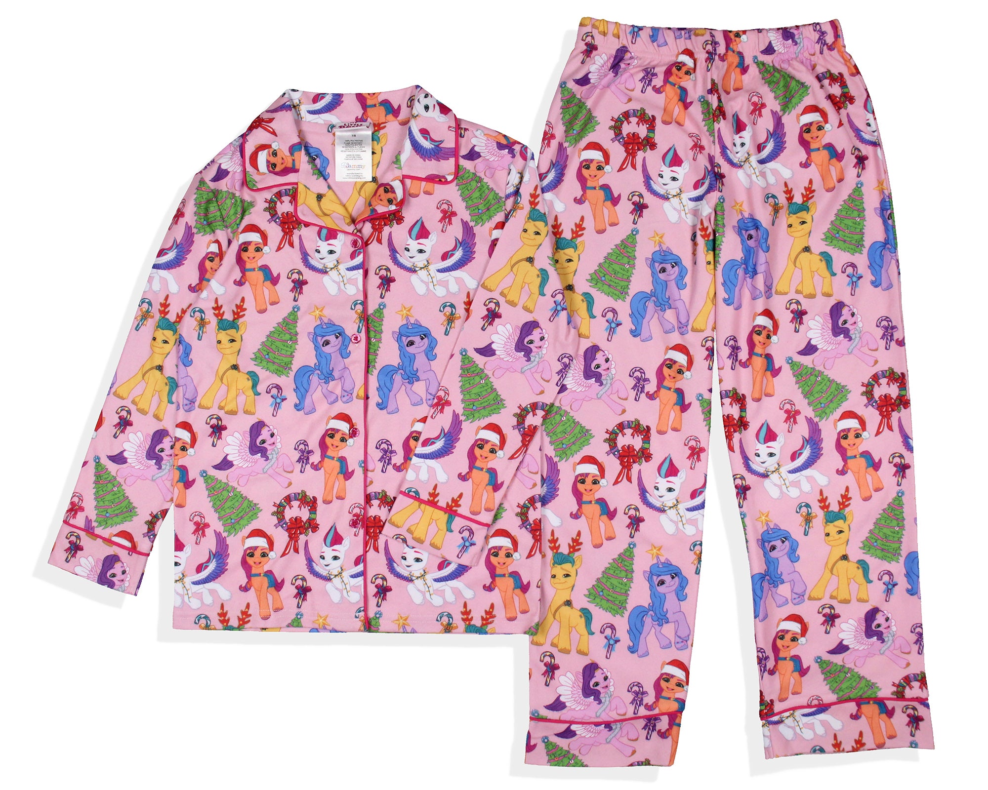 My Little Pony: A New Generation Christmas Girls' Sunny Starscout Pajama Set
