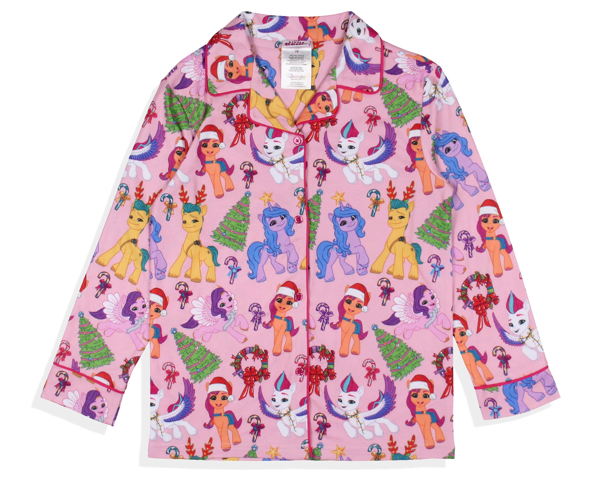 My Little Pony: A New Generation Christmas Girls' Sunny Starscout Pajama Set