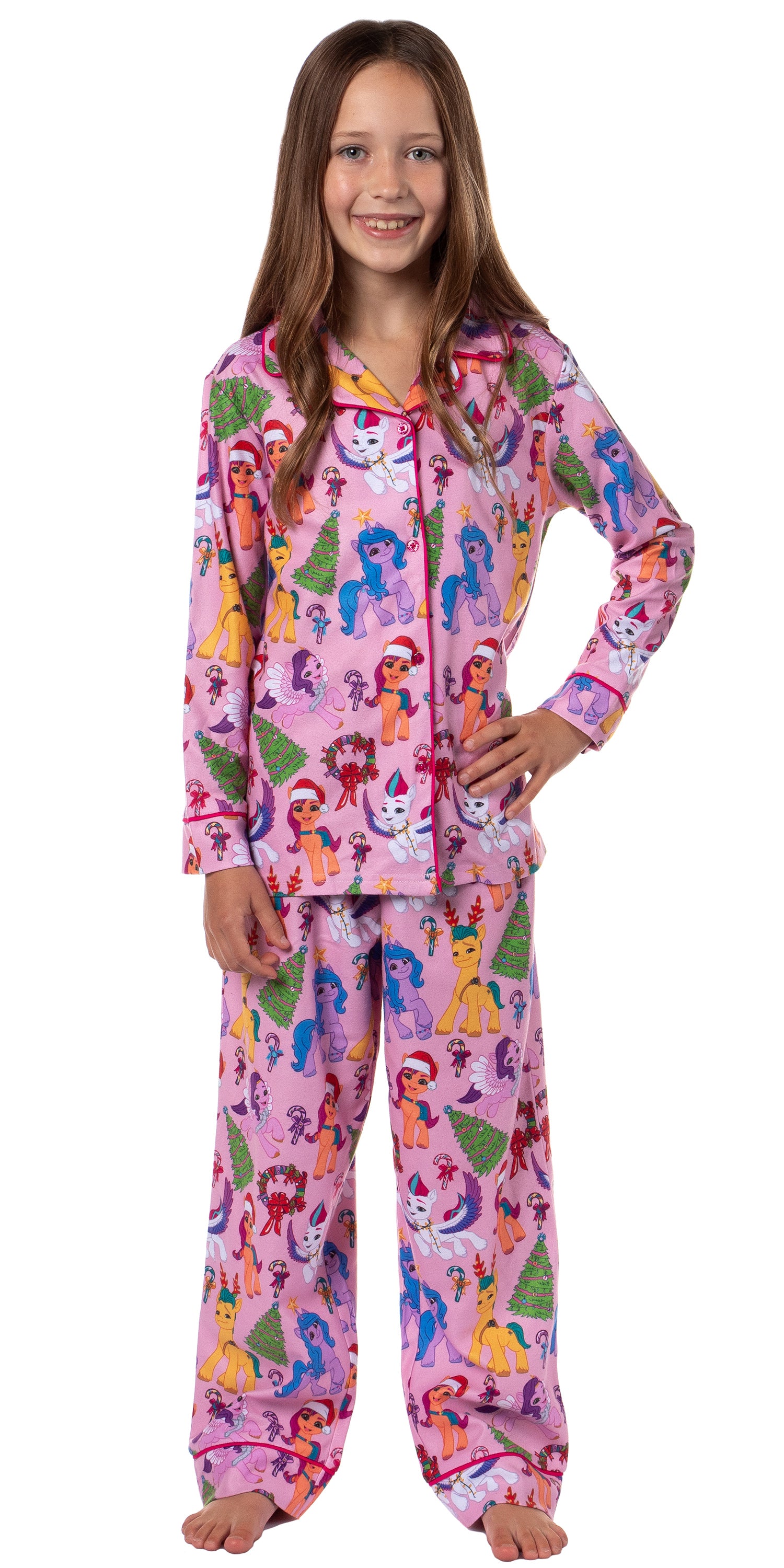 My Little Pony: A New Generation Christmas Girls' Sunny Starscout Pajama Set