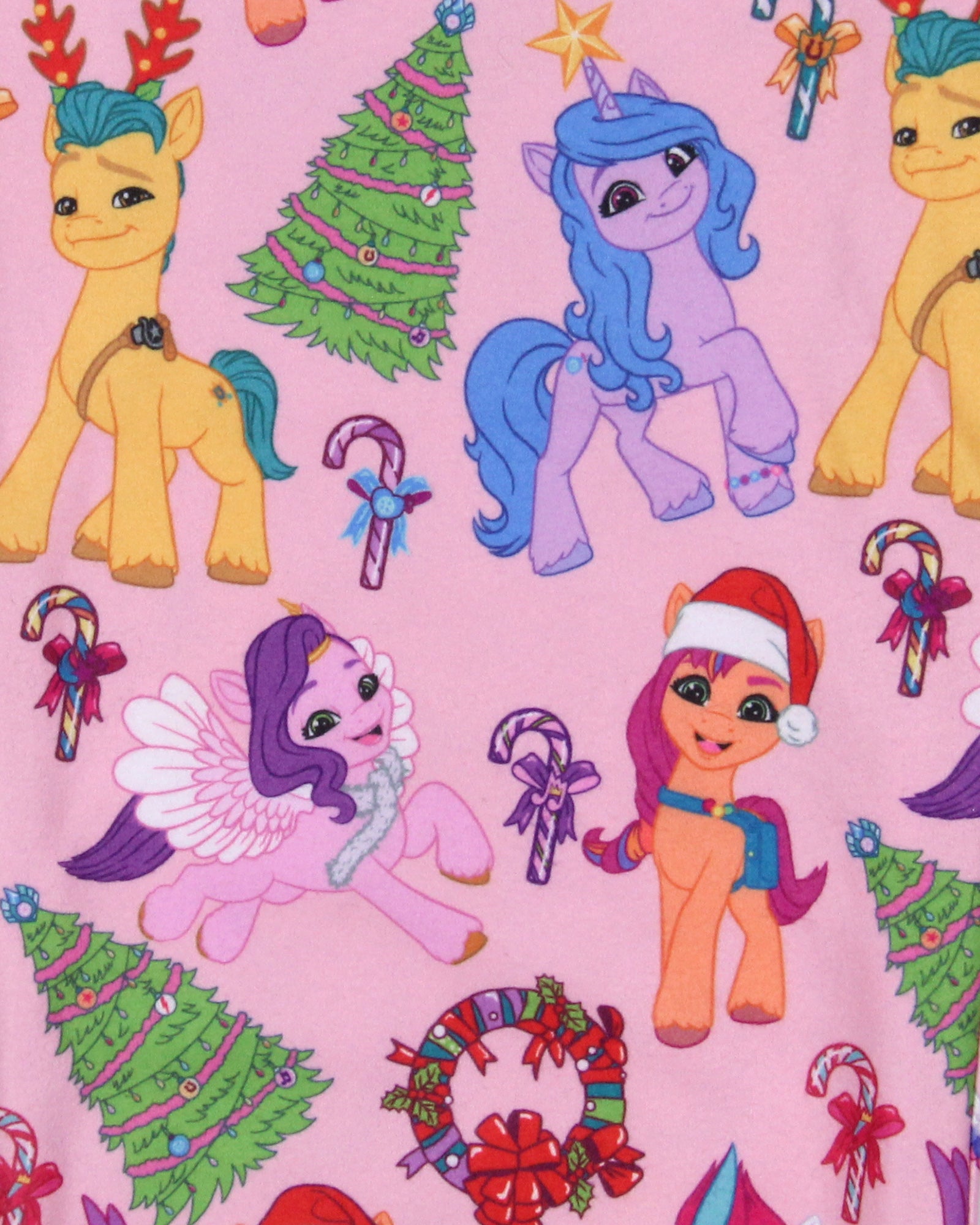 My Little Pony: A New Generation Christmas Girls' Sunny Starscout Pajama Set