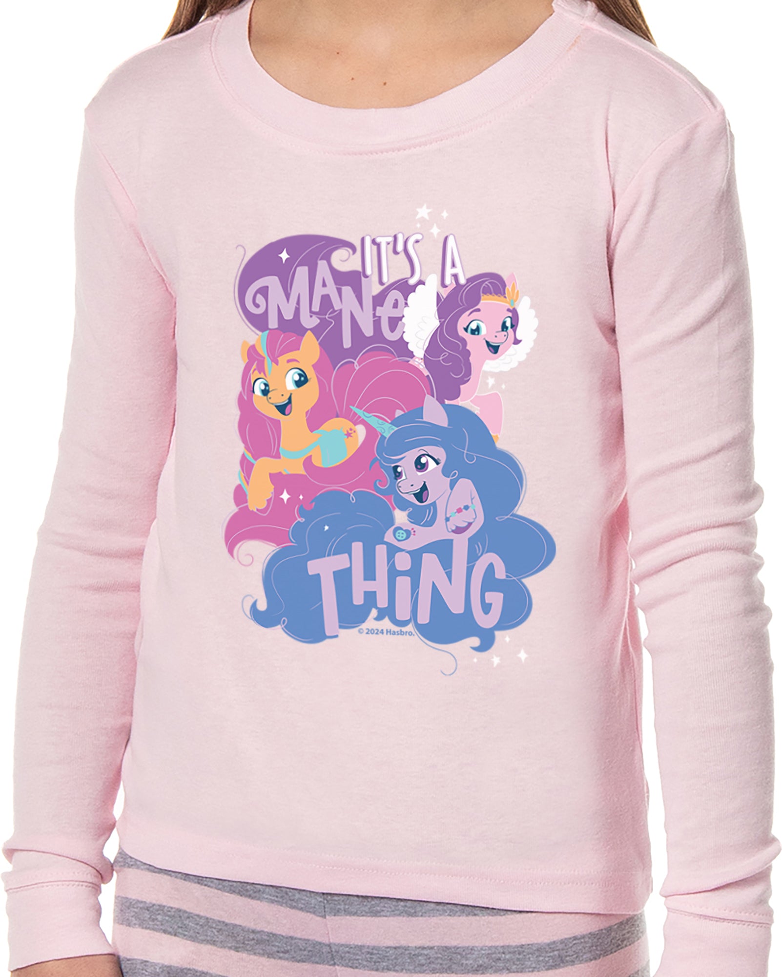 My Little Pony: A New Generation Girls' It's A Mane Thing Tight Fit Sleep Pajama Set